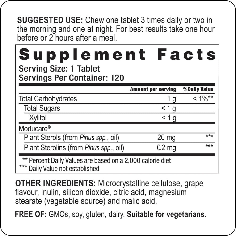Kyolic, Moducare Grape Chewables, Daily Immune Support, 120 Tablets