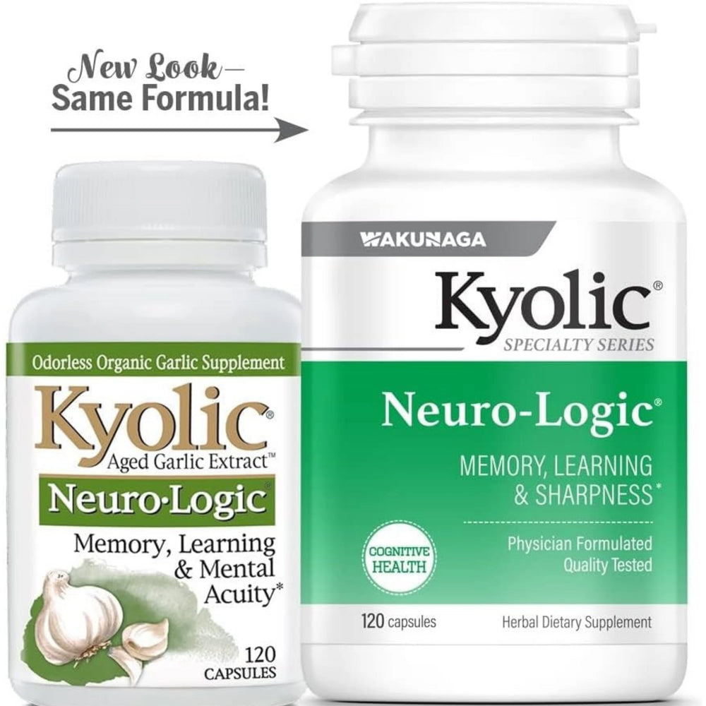 Kyolic, Neuro-Logic Memory, Learning & Mental Acuity, 120 Capsules