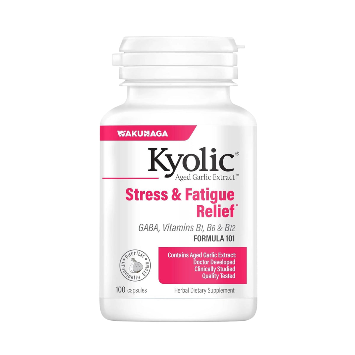 Kyolic, Stress & Fatigue Relief,  Formula 101, 100 Capsules