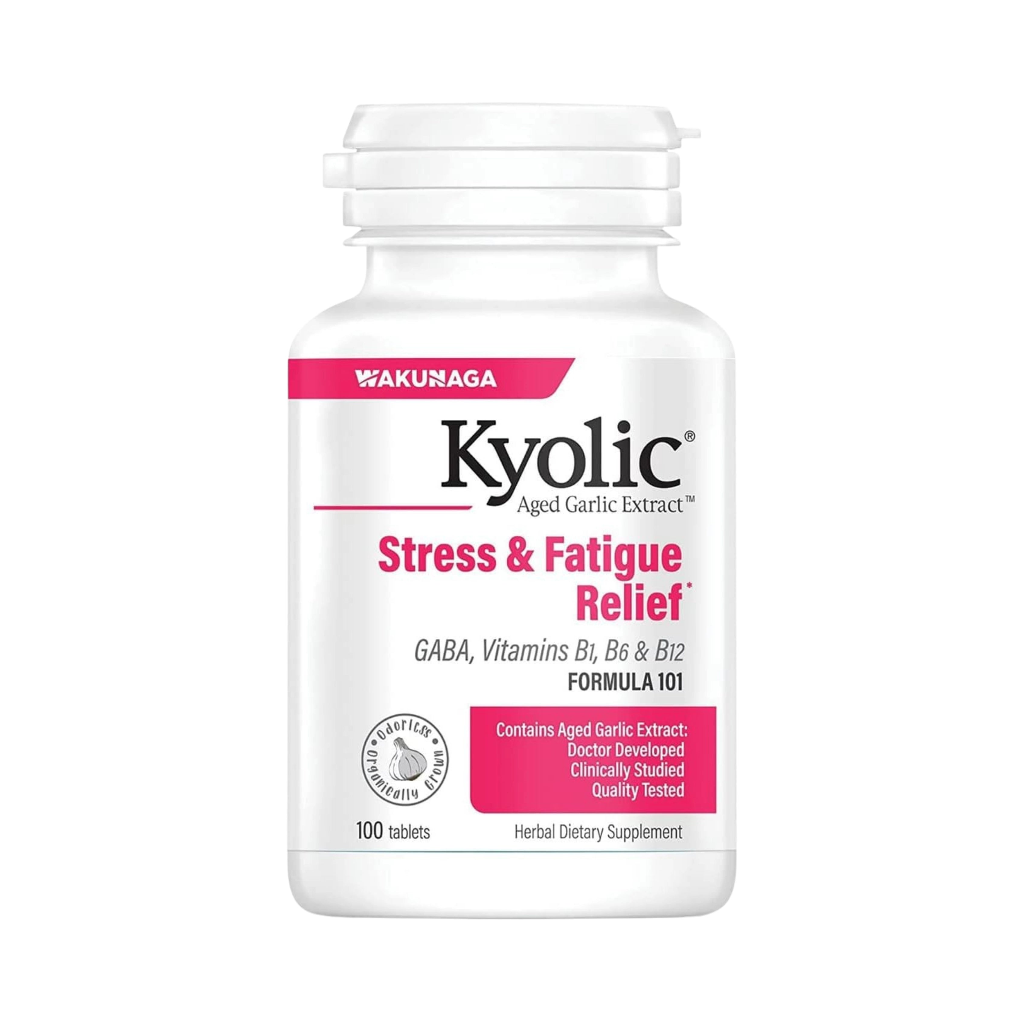 Kyolic, Stress & Fatigue Relief,  Formula 101, 100 Tablets