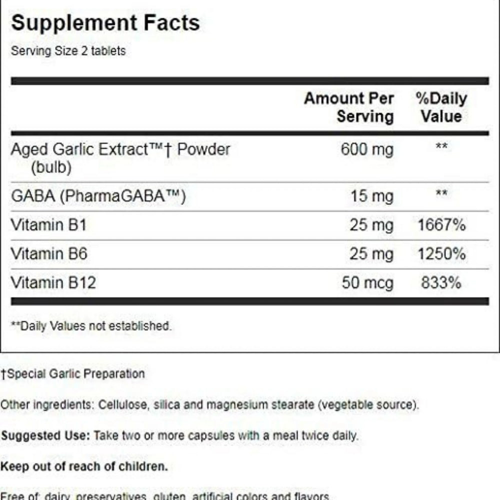 Kyolic, Stress & Fatigue Relief,  Formula 101, 100 Tablets