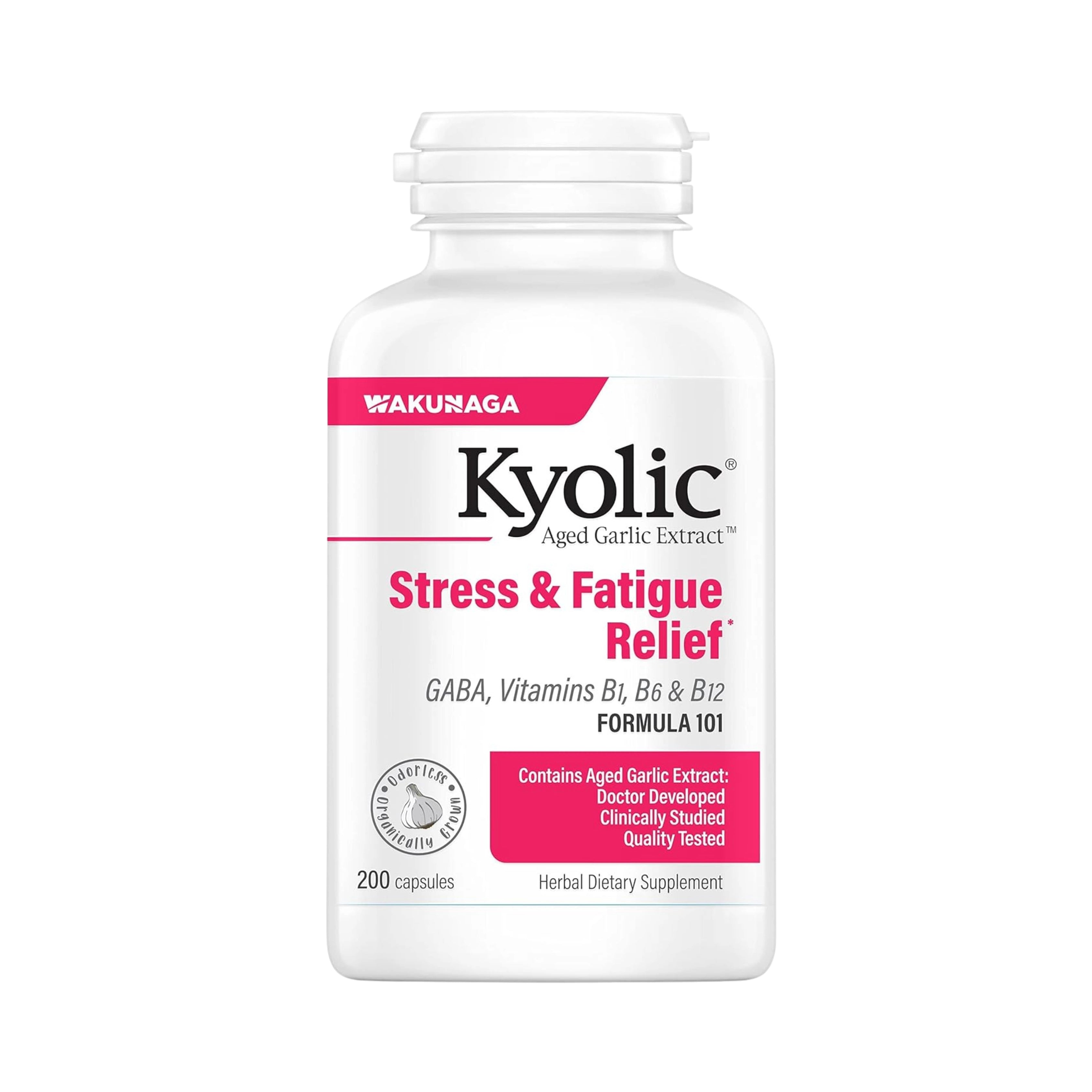 Kyolic, Stress & Fatigue Relief,  Formula 101, 200 Capsules