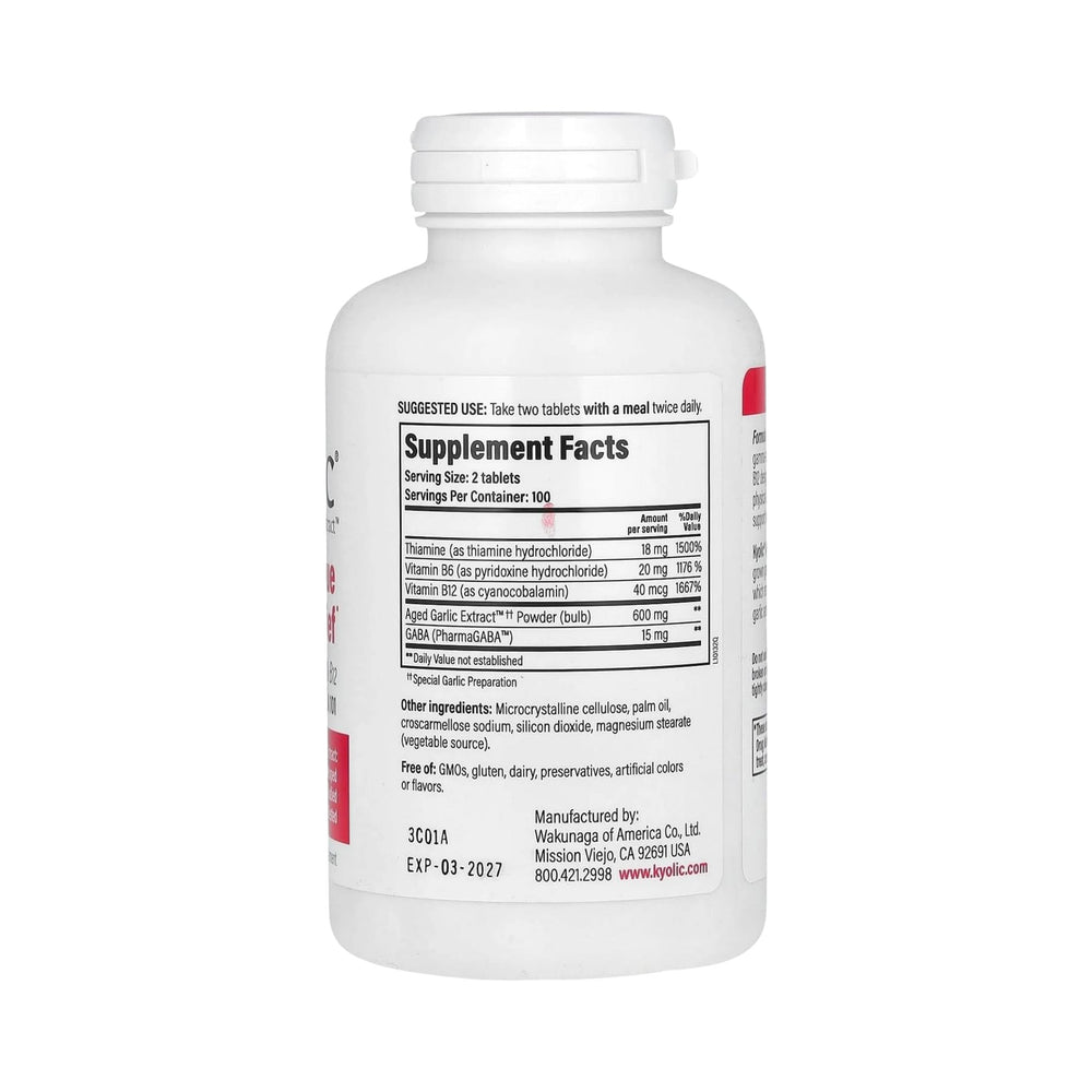 Kyolic, Stress & Fatigue Relief,  Formula 101, 200 Tablets
