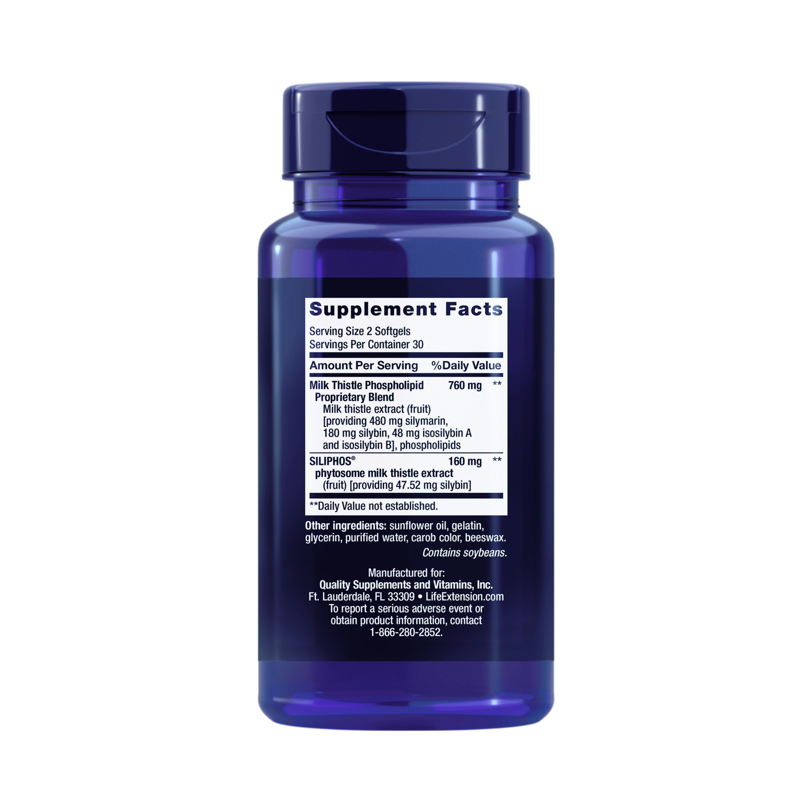 Life Extension, Advanced Milk Thistle, 60 Softgels
