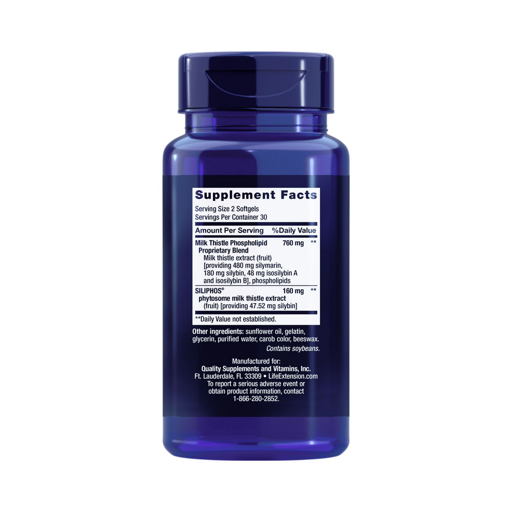 Life Extension, Advanced Milk Thistle, 60 Softgels