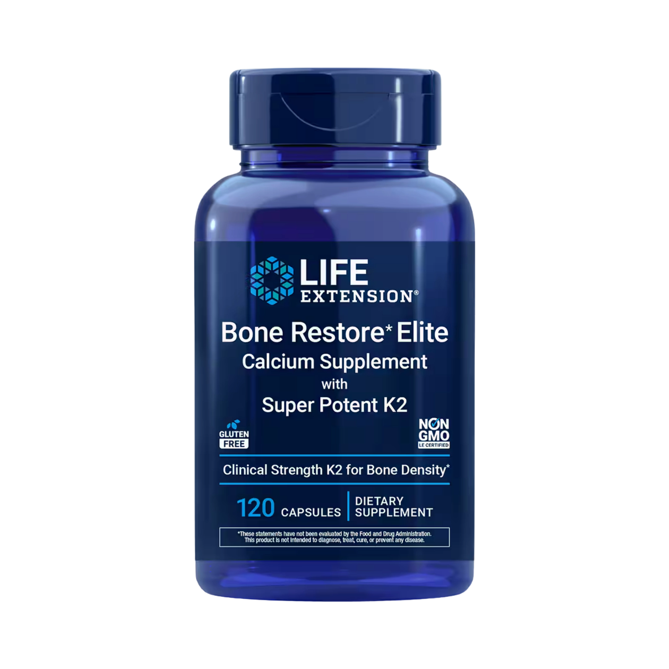 Life Extension, Bone Restore Elite with Super Potent K2, 120 Capsules