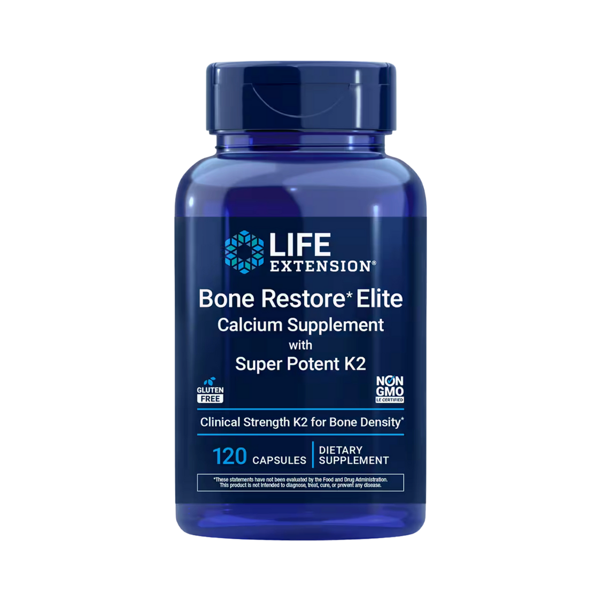 Life Extension, Bone Restore Elite with Super Potent K2, 120 Capsules