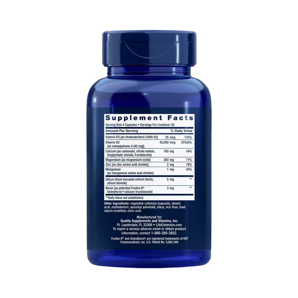 Life Extension, Bone Restore Elite with Super Potent K2, 120 Capsules