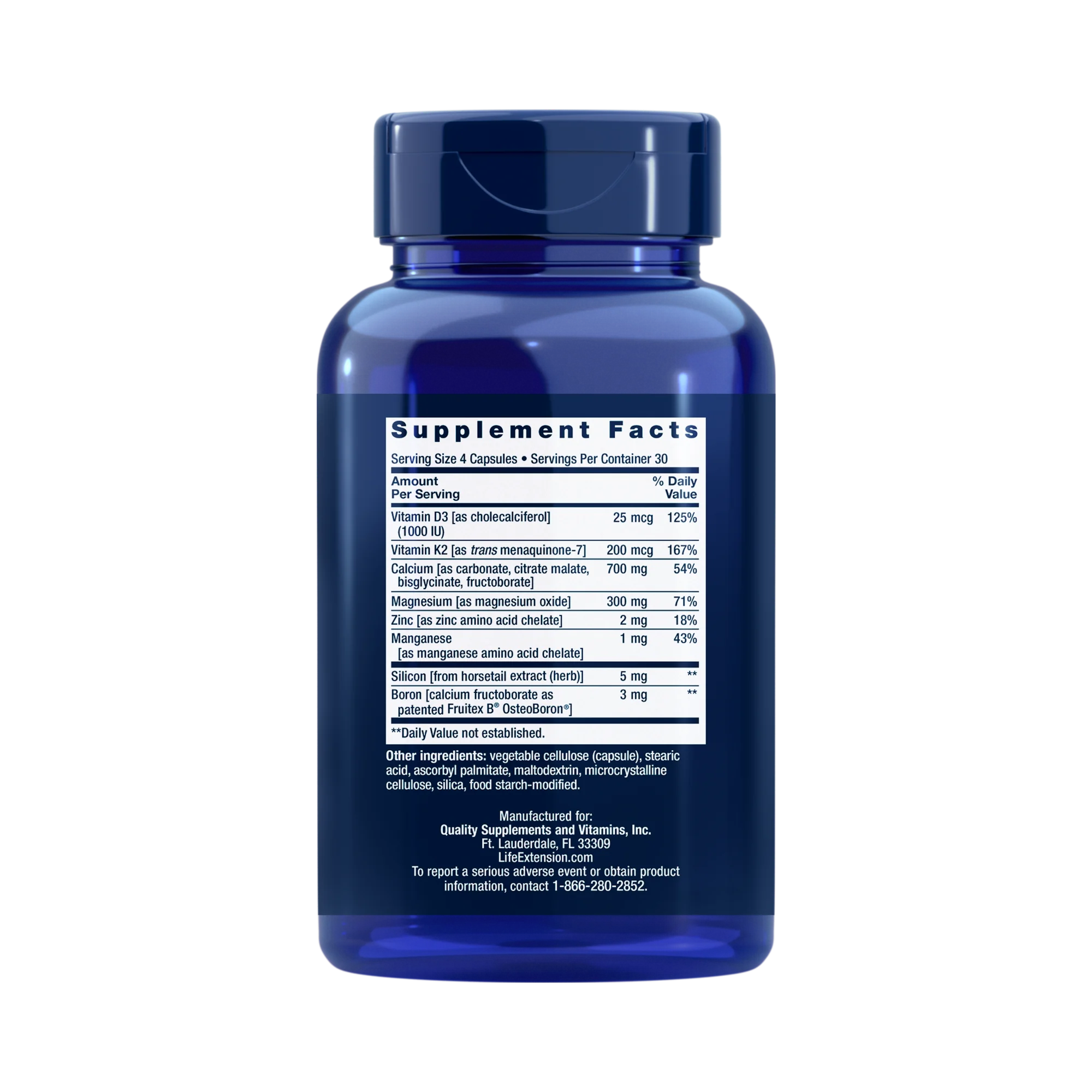 Life Extension, Bone Restore with Vitamin K2