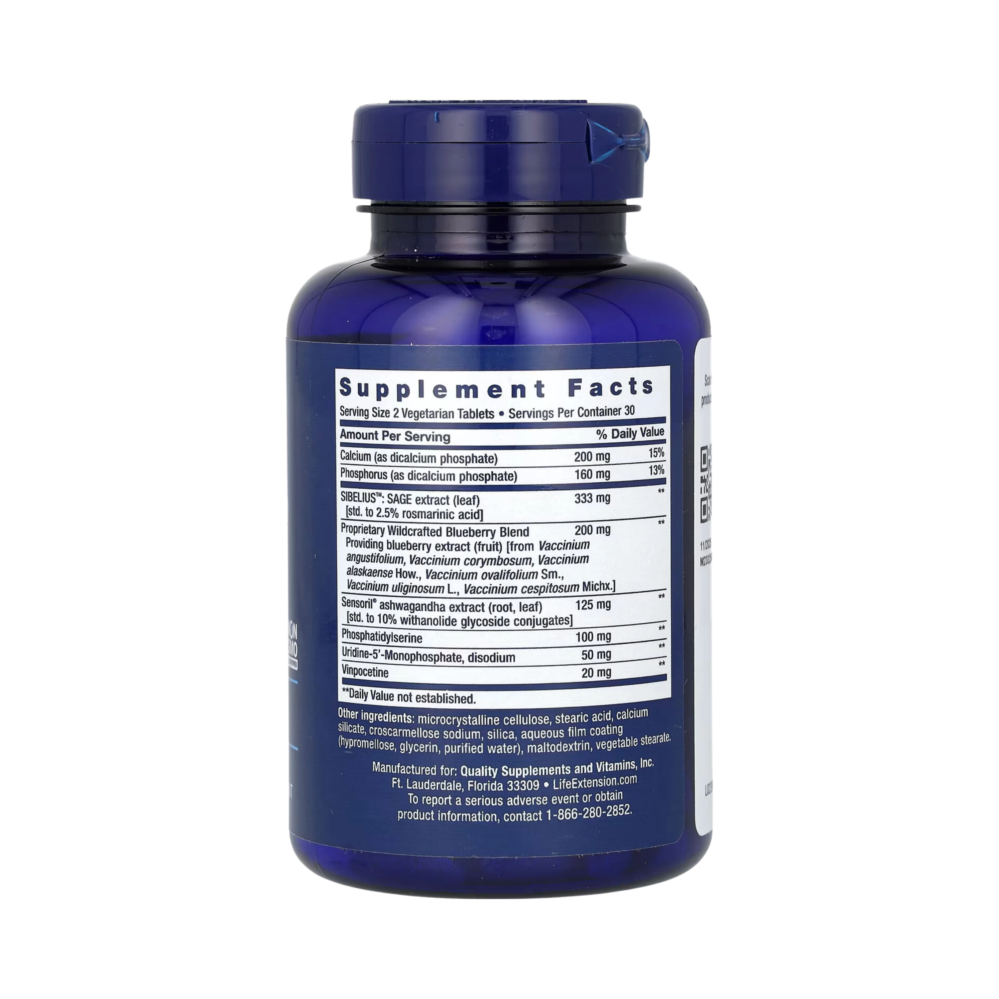 Life Extension -  Cognitex Elite, 60 Vegetarian Tablets