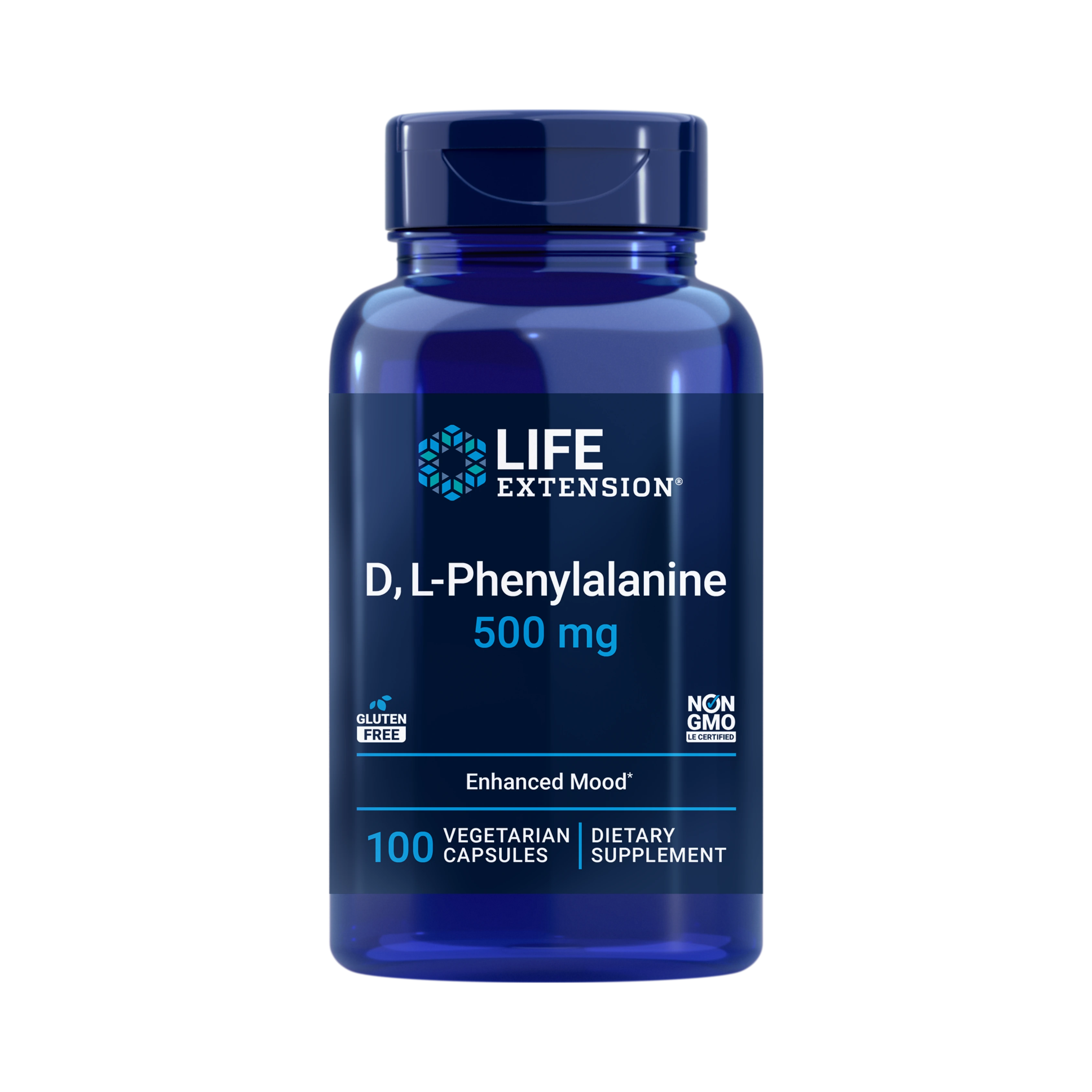Life Extension, D, L-Phenylalanine Capsules
