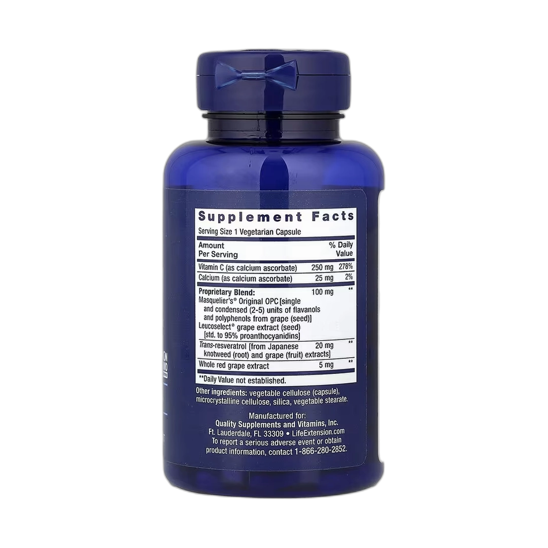 Life Extension, Grapeseed Extract, 60 Vegetarian Capsules
