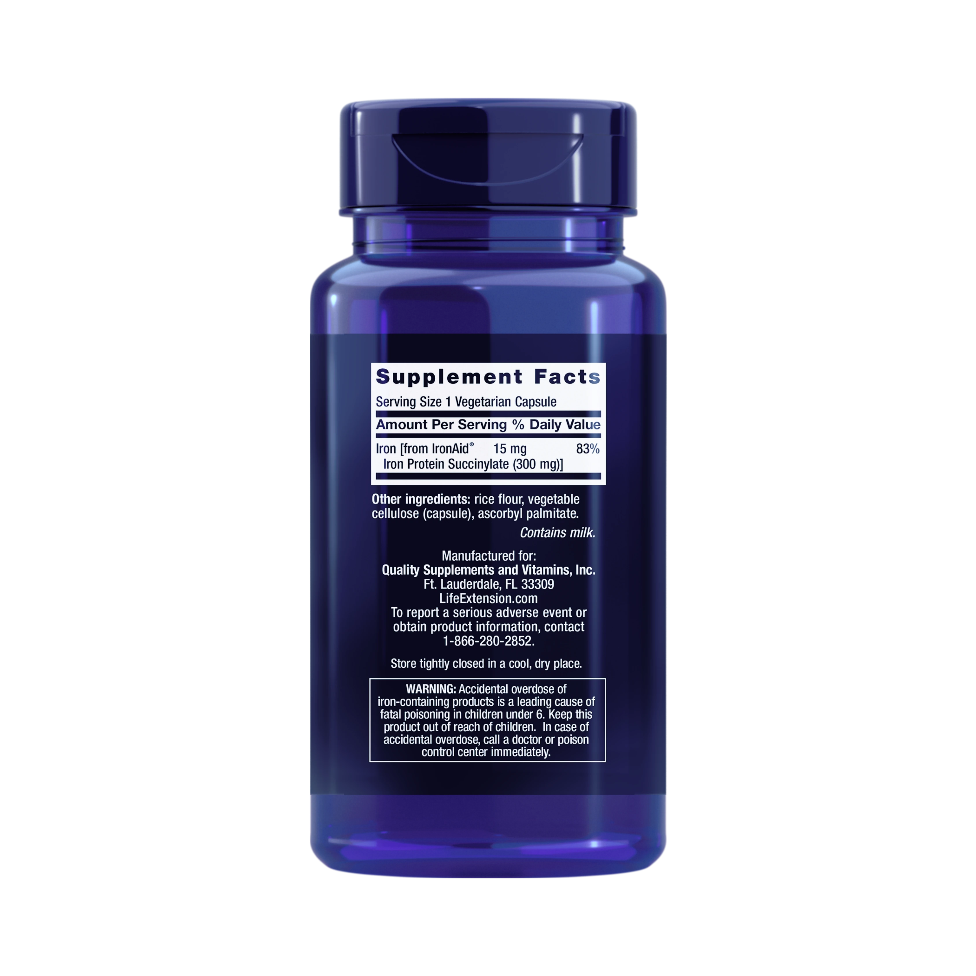Life Extension, Iron Protein Plus