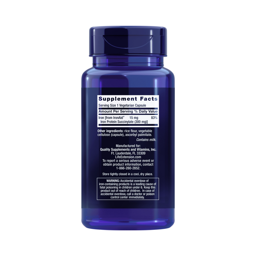 Life Extension, Iron Protein Plus