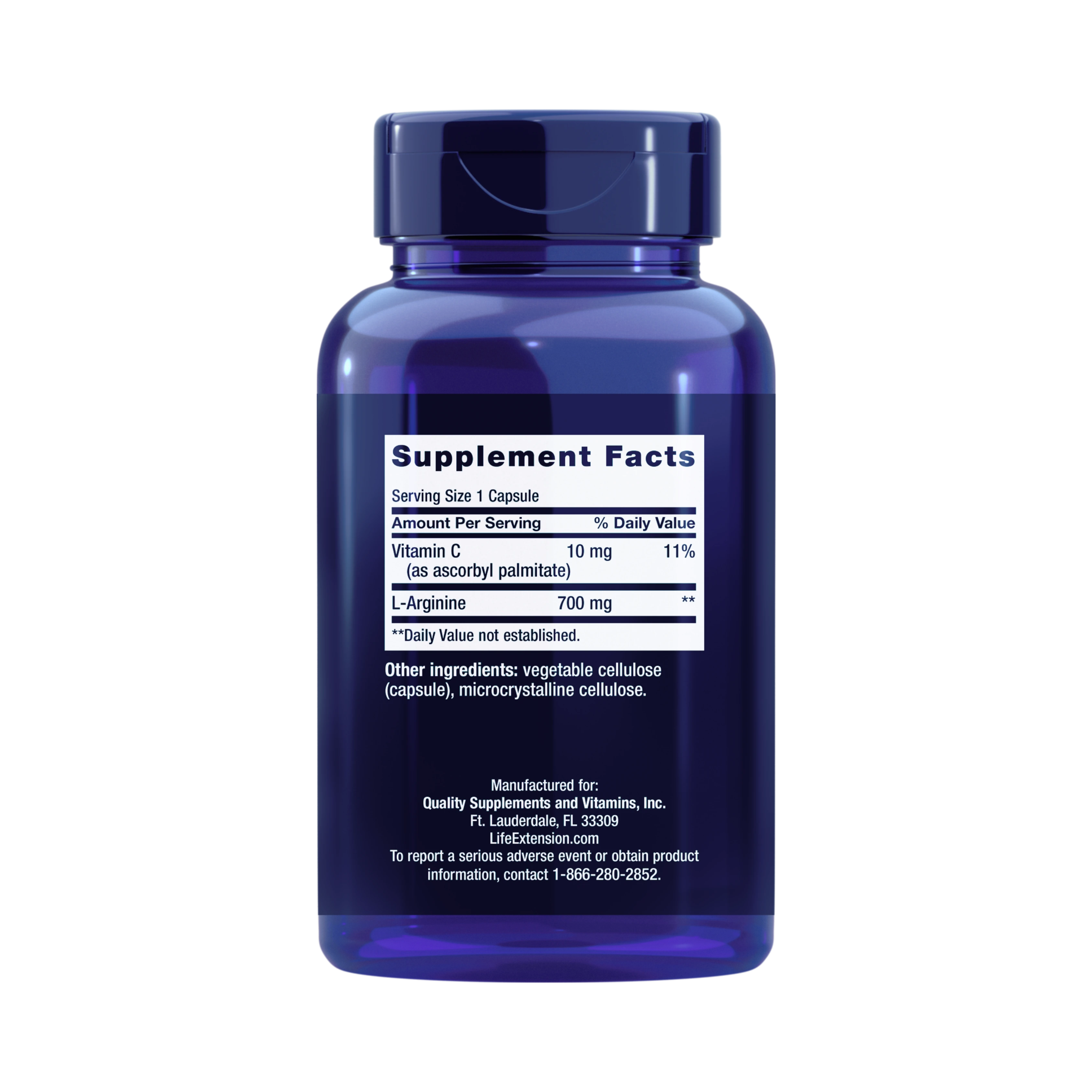 Life Extension, L-Arginine Caps