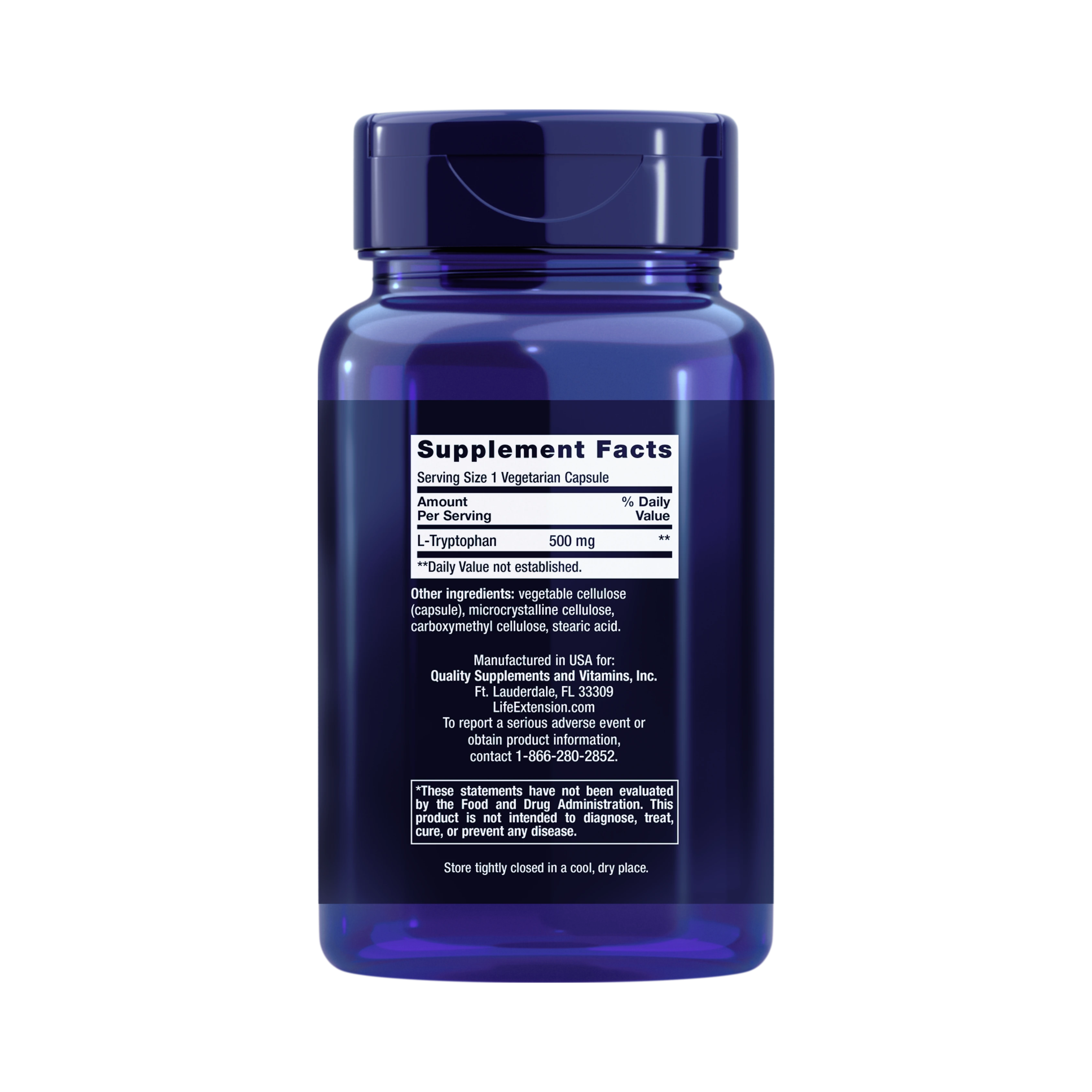 Life Extension, L-Tryptophan
