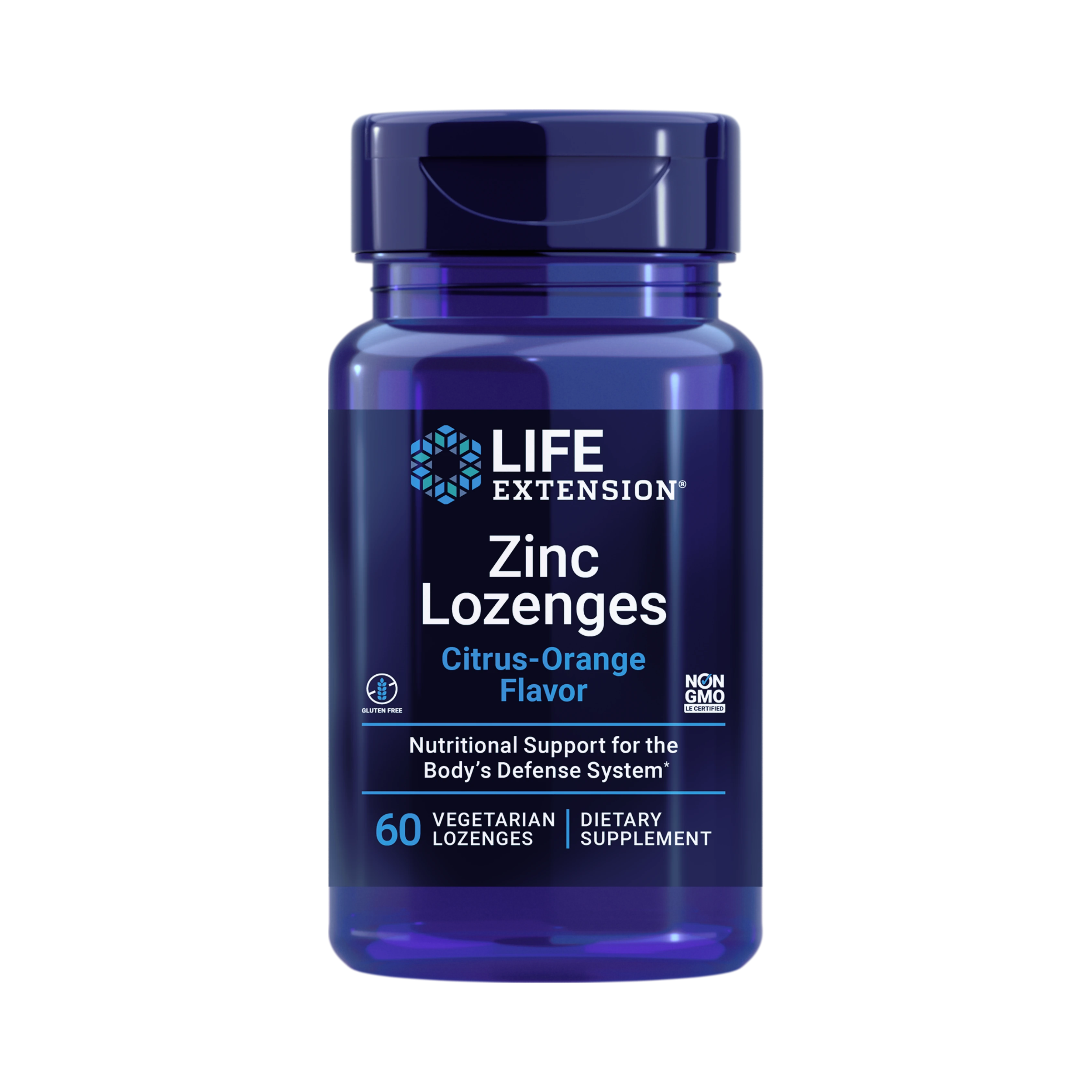 Life Extension, Life Extension, Zinc Lozenges (Citrus-Orange Flavor)