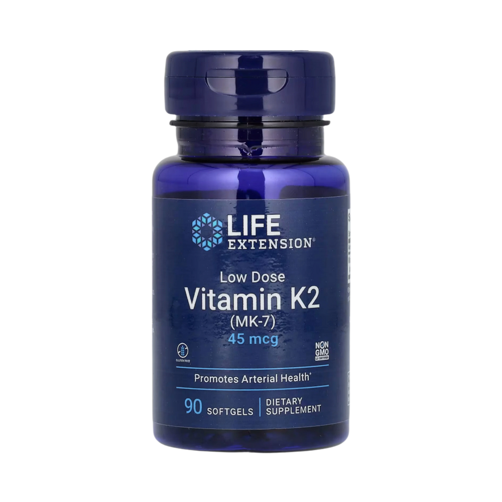Life Extension, Low Dose Vitamin K2 (MK-7), 45 Mcg, 90 Softgels