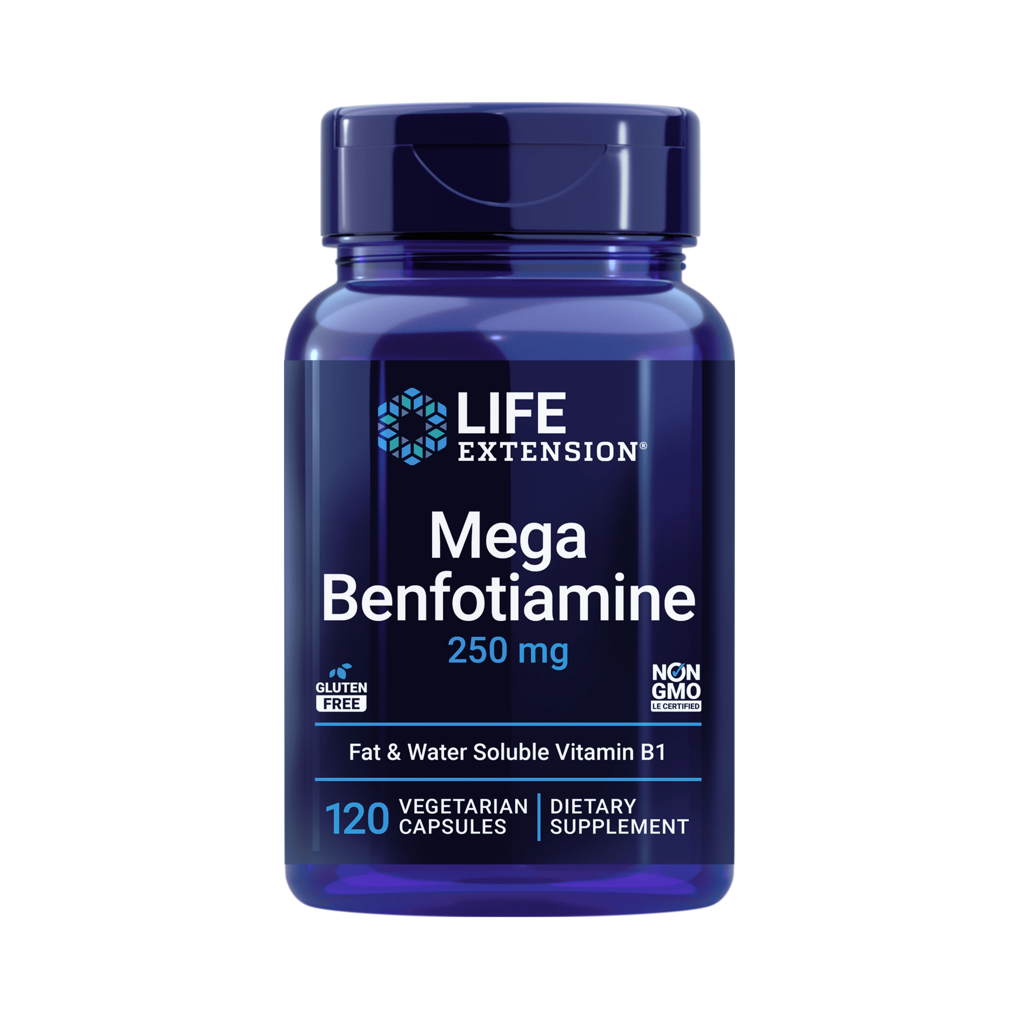Life Extension, Mega Benfotiamine 250 mg 120 Veg Capsules