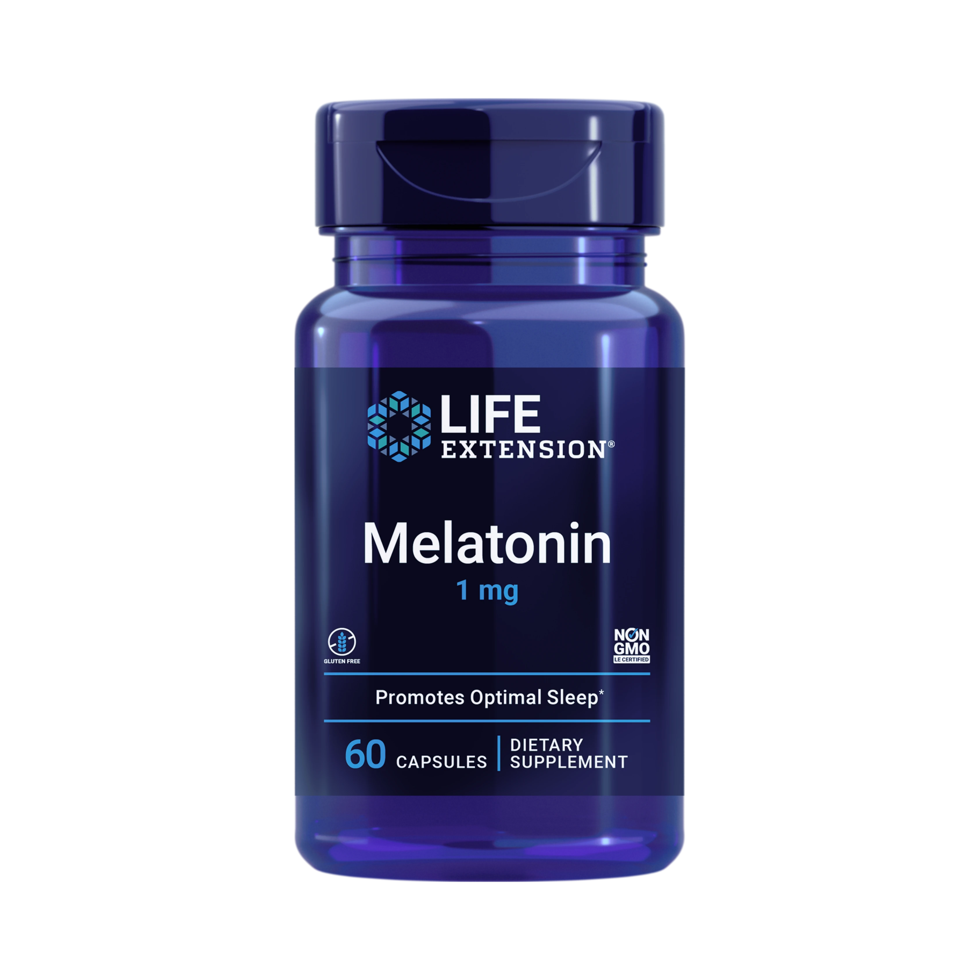 Life Extension, Melatonin 1 mg (60 Veg Capsules)