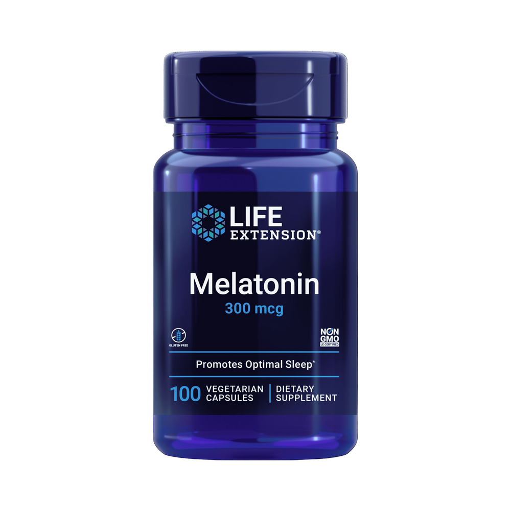 Life Extension, Melatonin, 300 mcg, 100 Vegetarian Capsules