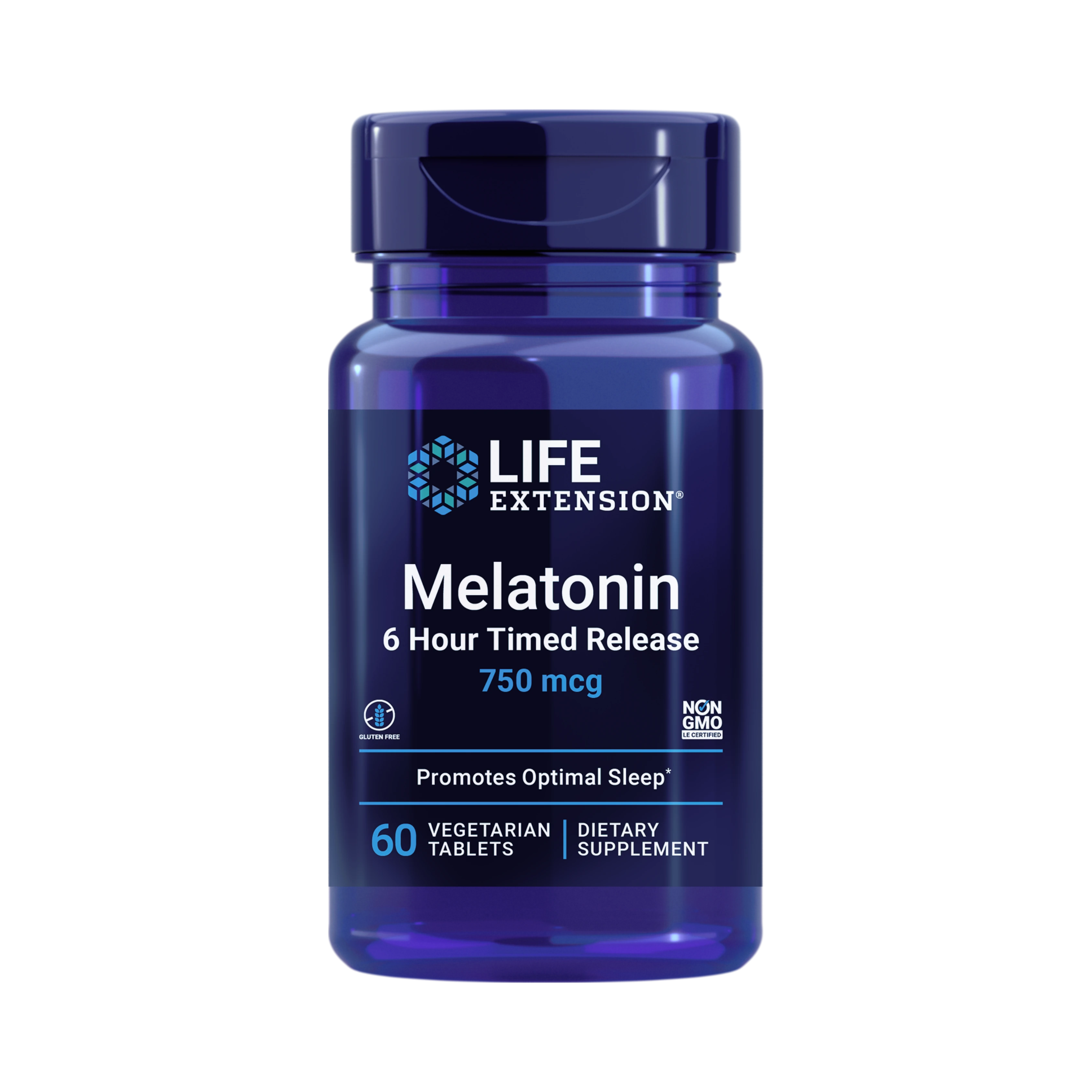 Life Extension, Melatonin 6 Hour Timed Release (750 mcg)