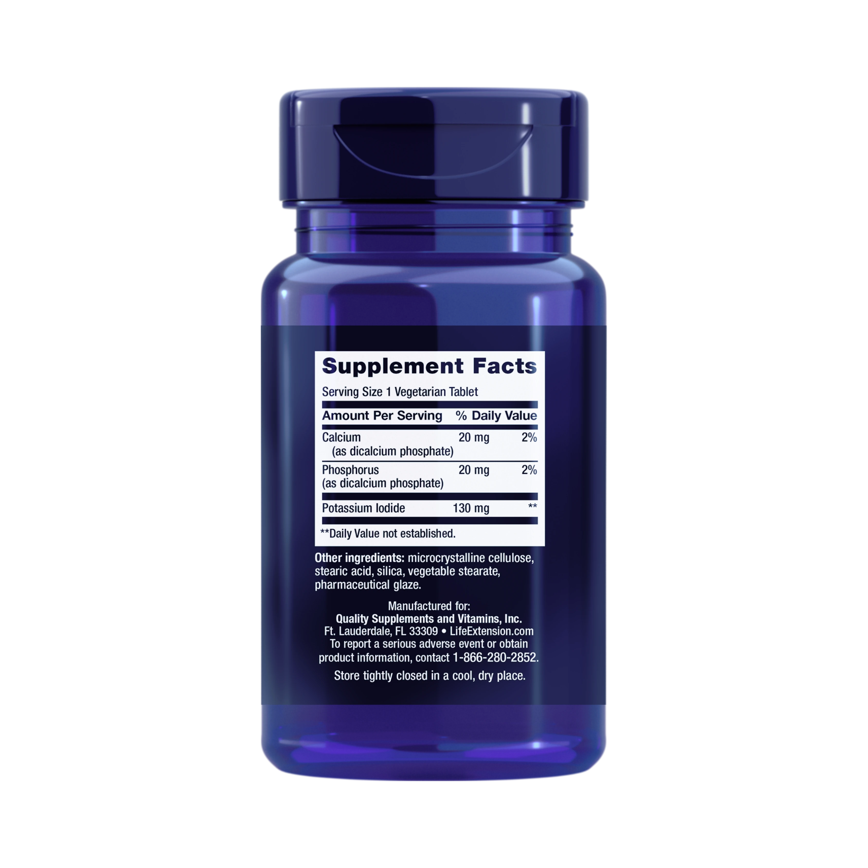 Life Extension, Potassium Iodide Tablets
