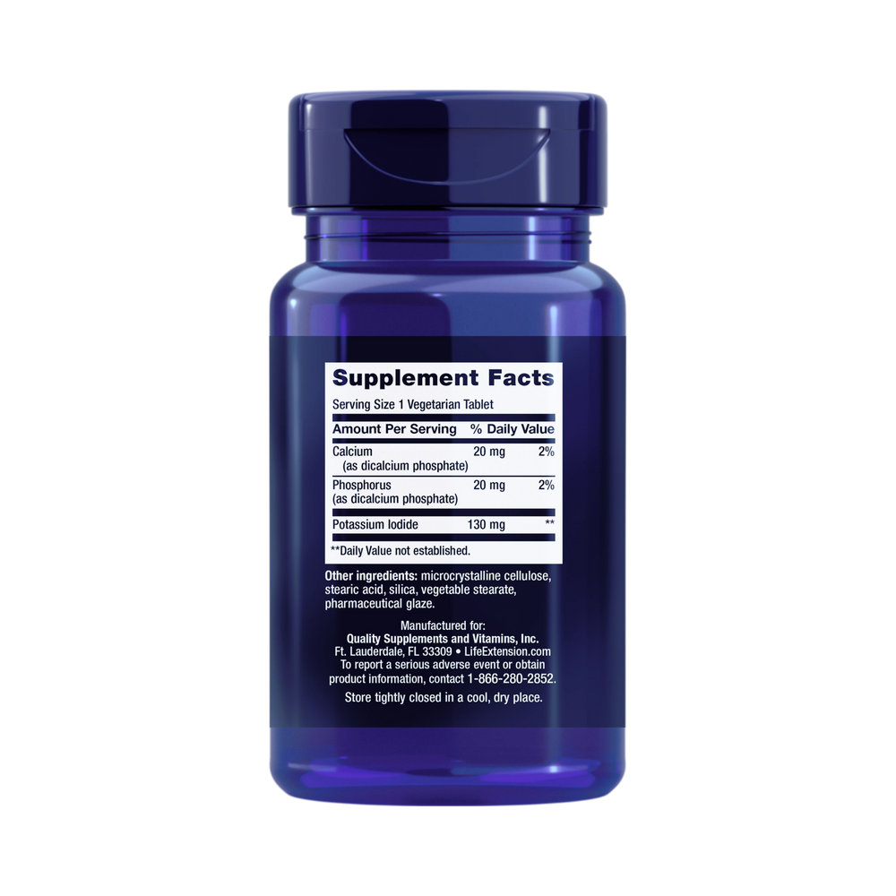 Life Extension, Potassium Iodide Tablets