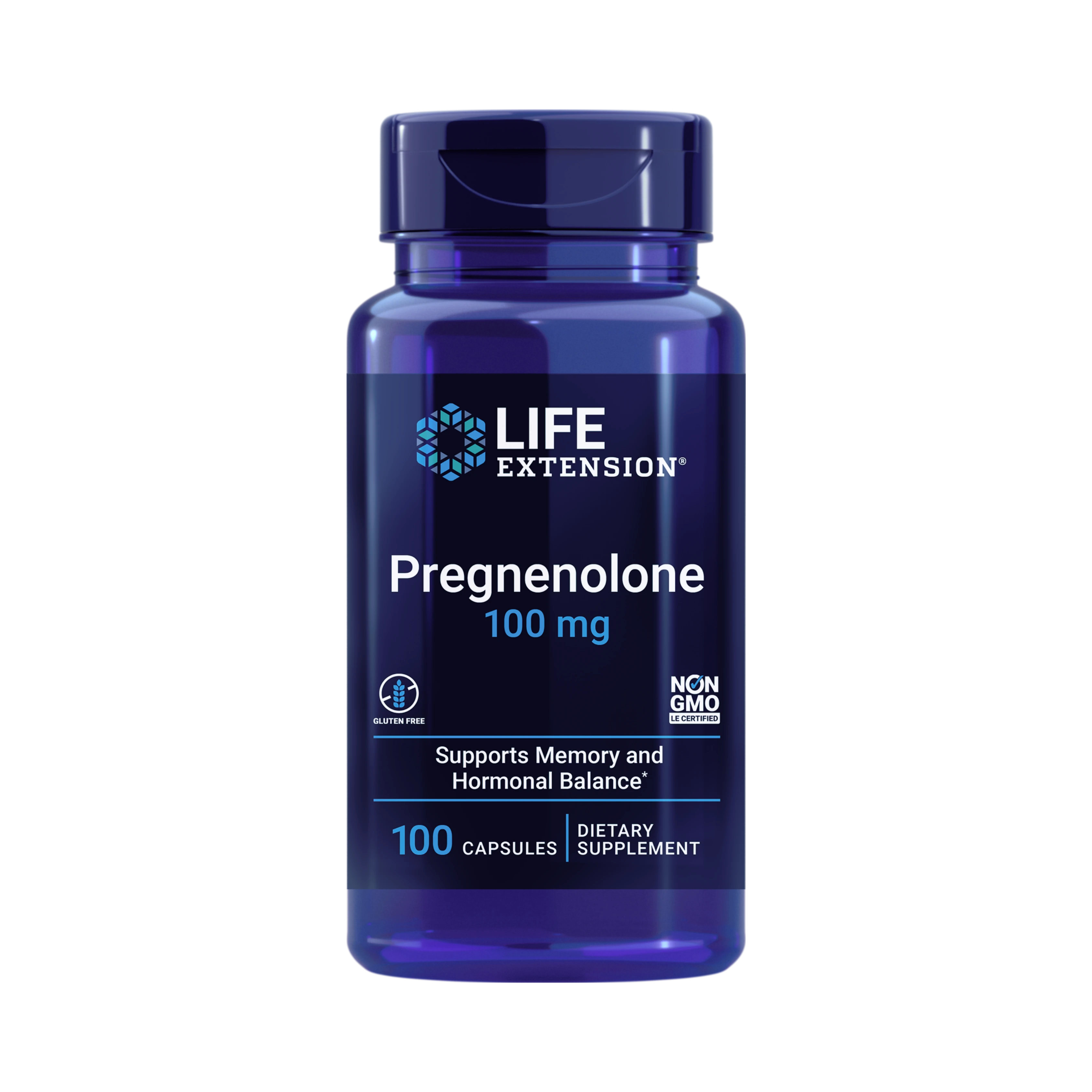 Life Extension, Pregnenolone 100 mg