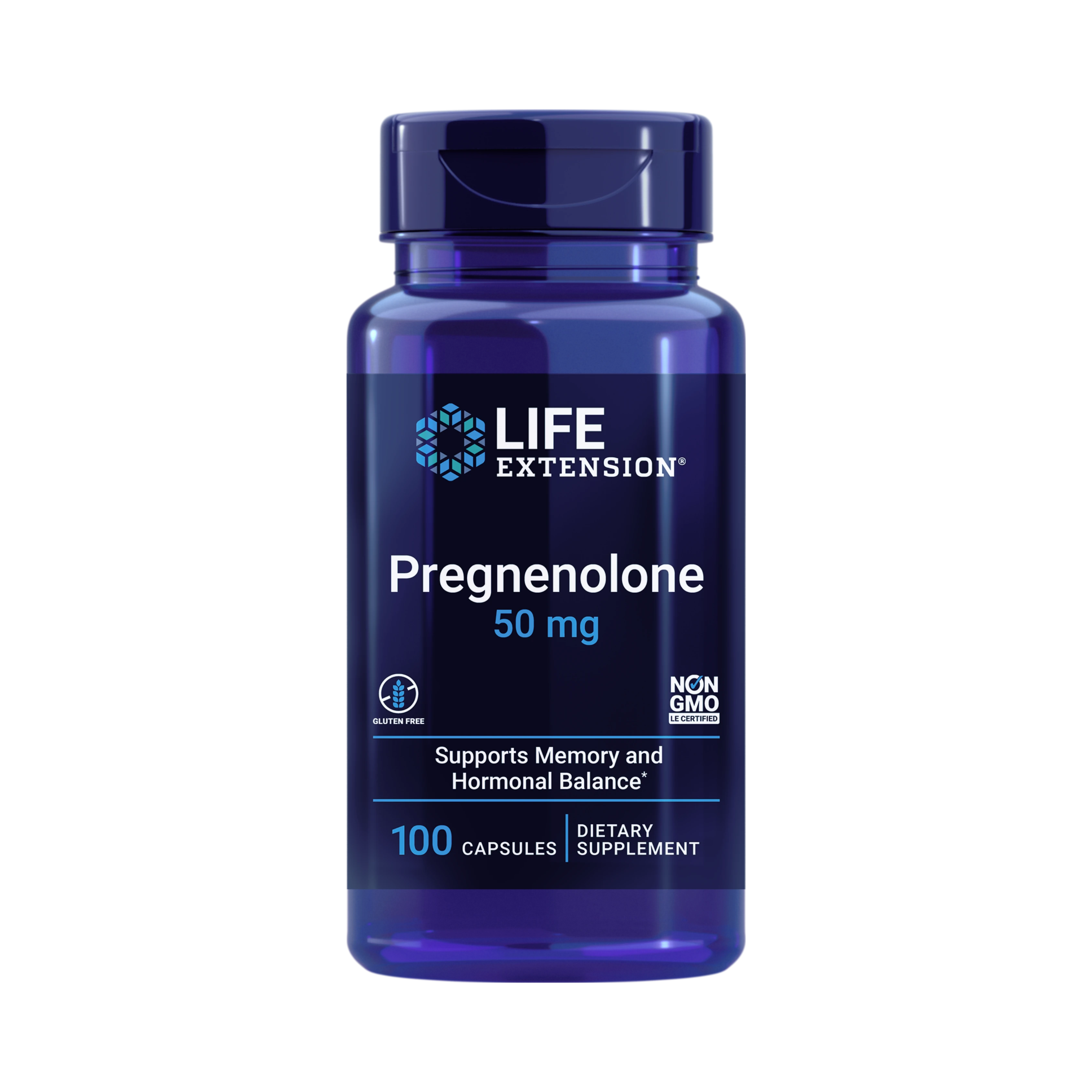 Life Extension, Pregnenolone 50 mg