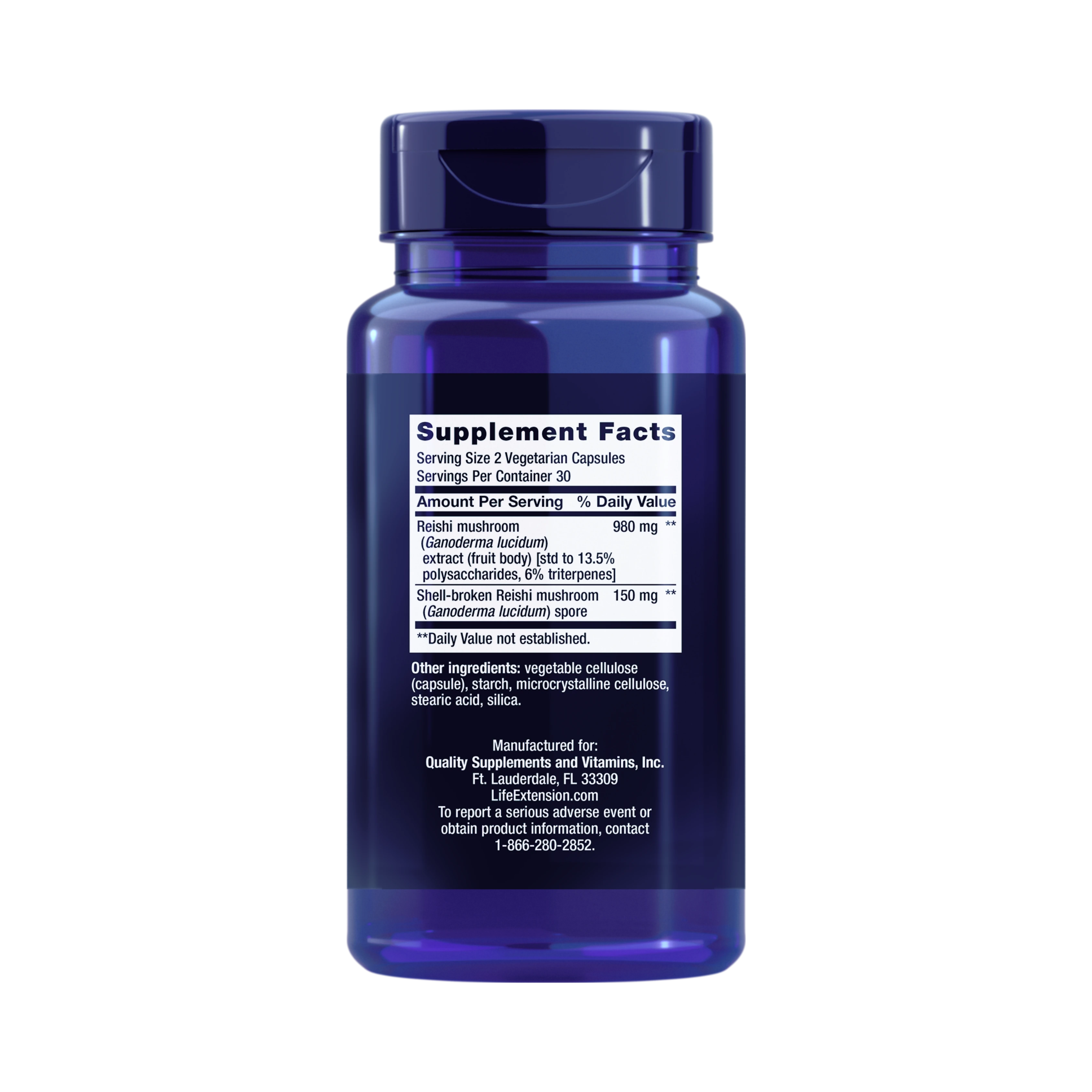 Life Extension, Reishi Extract Mushroom Complex
