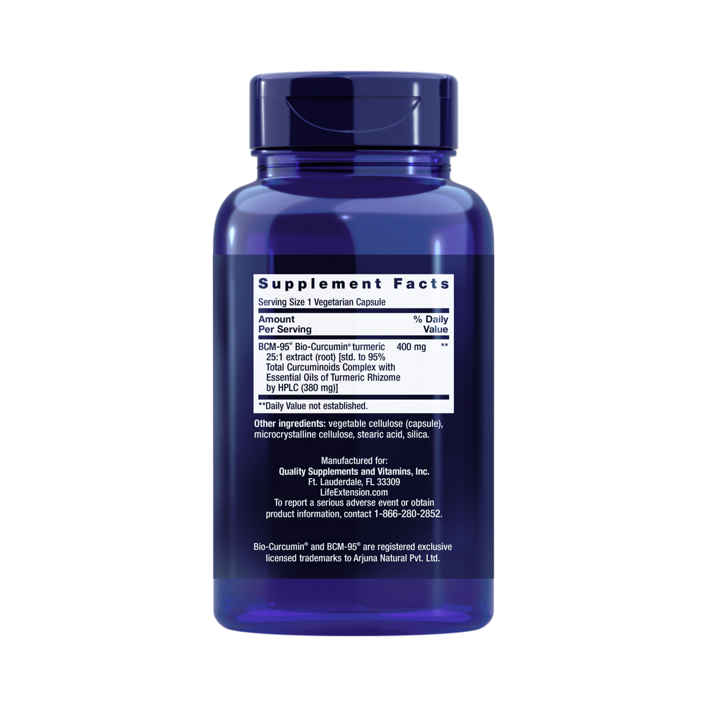 Life Extension, Super Bio-Curcumin® Turmeric Extract
