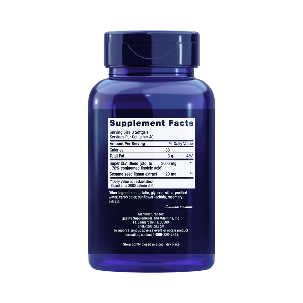 Life Extension, Super CLA Blend with Sesame Lignans