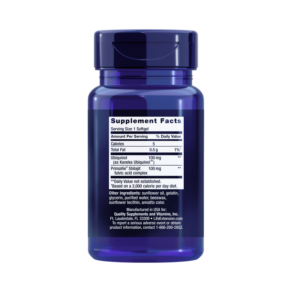 Life Extension, Super Ubiquinol CoQ10 with Enhanced Mitochondrial Support™ - 100 mg 60 Softgels