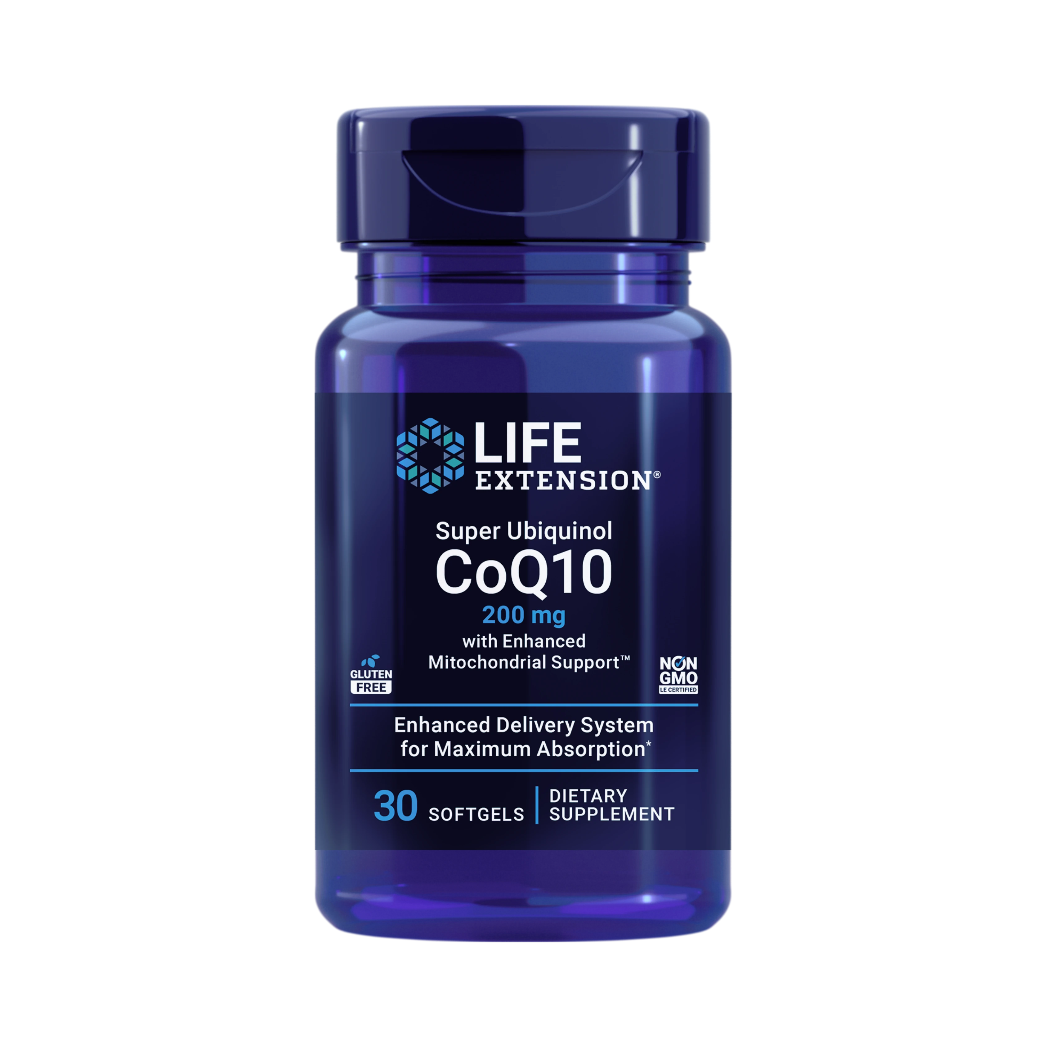 Life Extension, Super Ubiquinol CoQ10 with Enhanced Mitochondrial Support™ - 200 mg