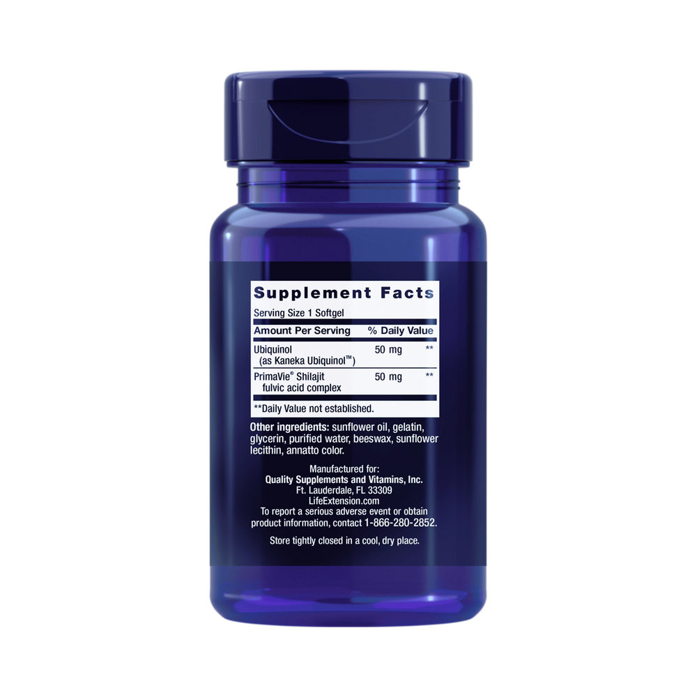 Life Extension, Super Ubiquinol CoQ10 with Enhanced Mitochondrial Support™ - 50 mg 100 Softgels