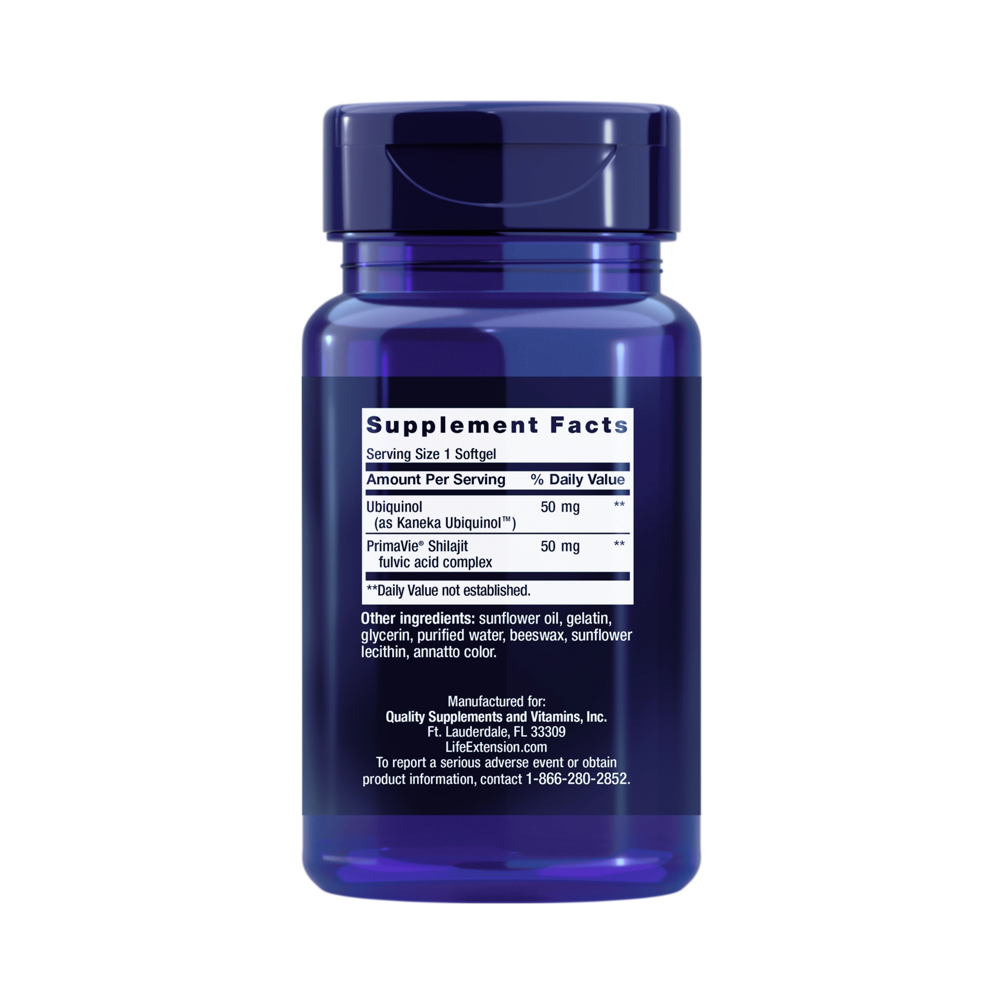 Life Extension, Super Ubiquinol CoQ10 with Enhanced Mitochondrial Support™ - 50 mg 30 Softgels