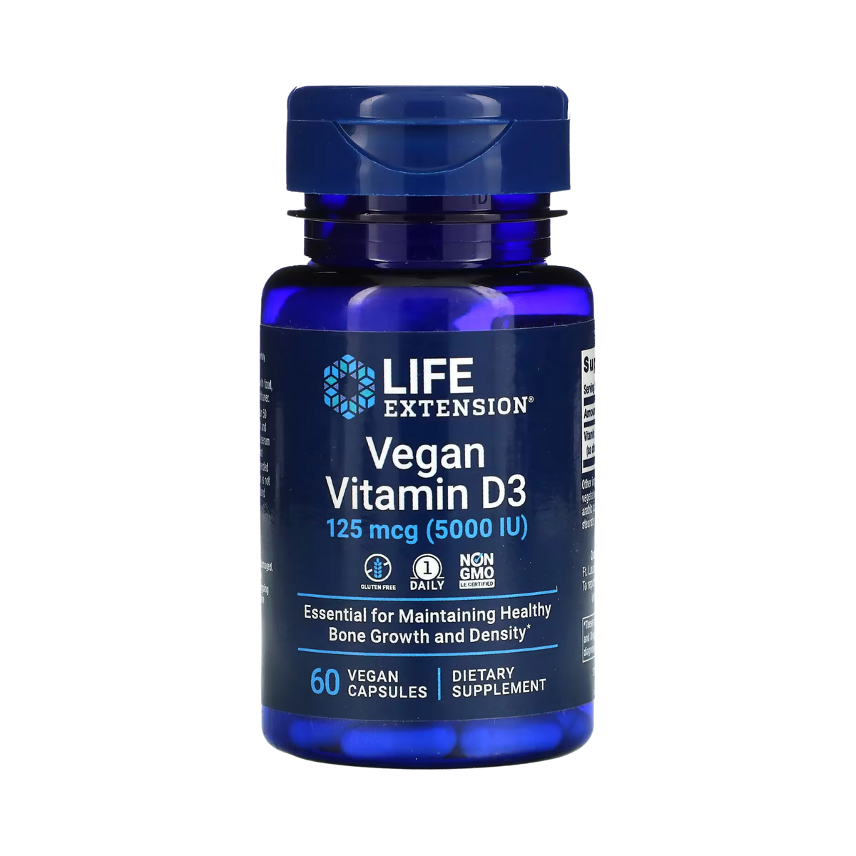Life Extension - Vegan Vitamin D3, 60 Vegan Capsules