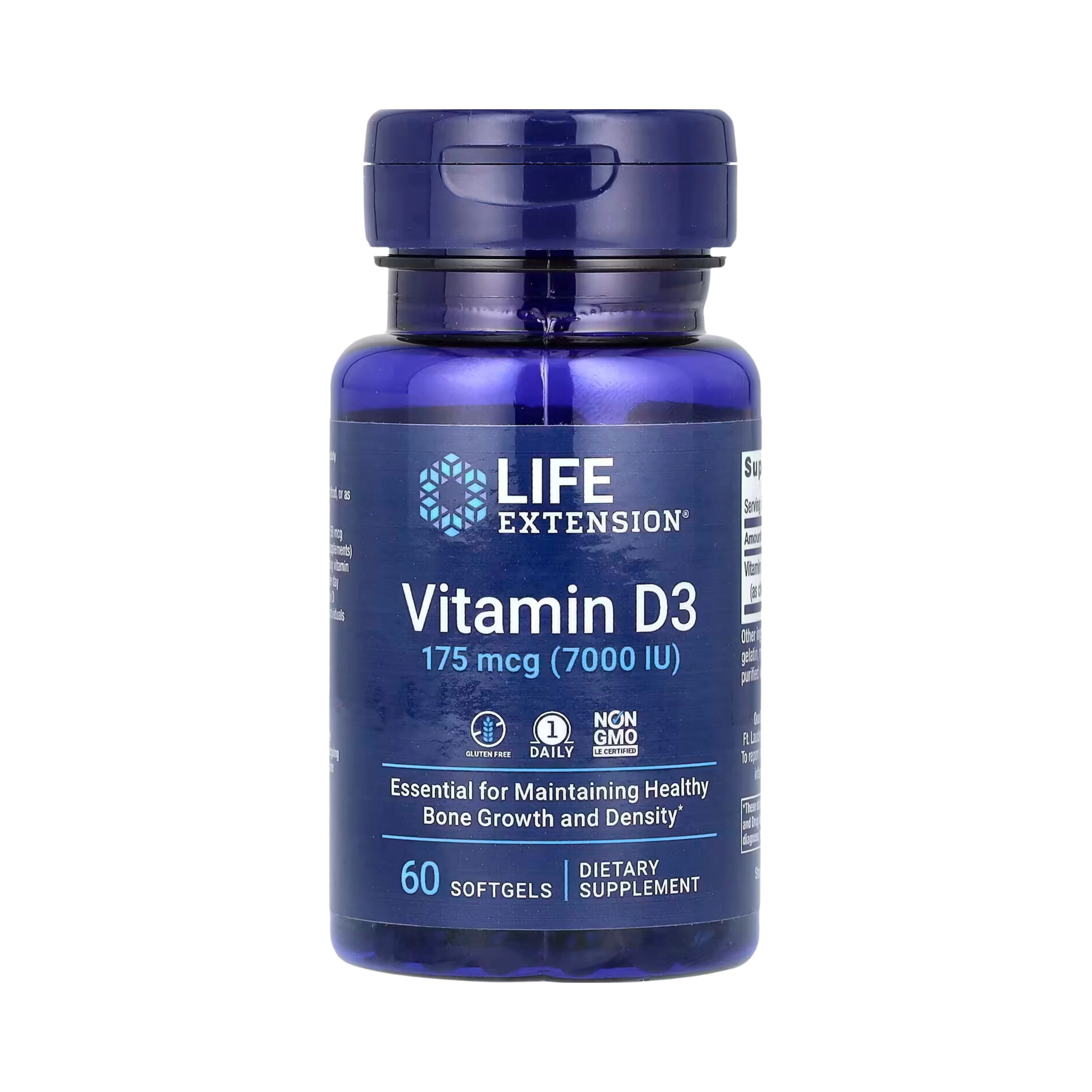 Life Extension - Vitamin D3, 175 mcg, 60 Softgels