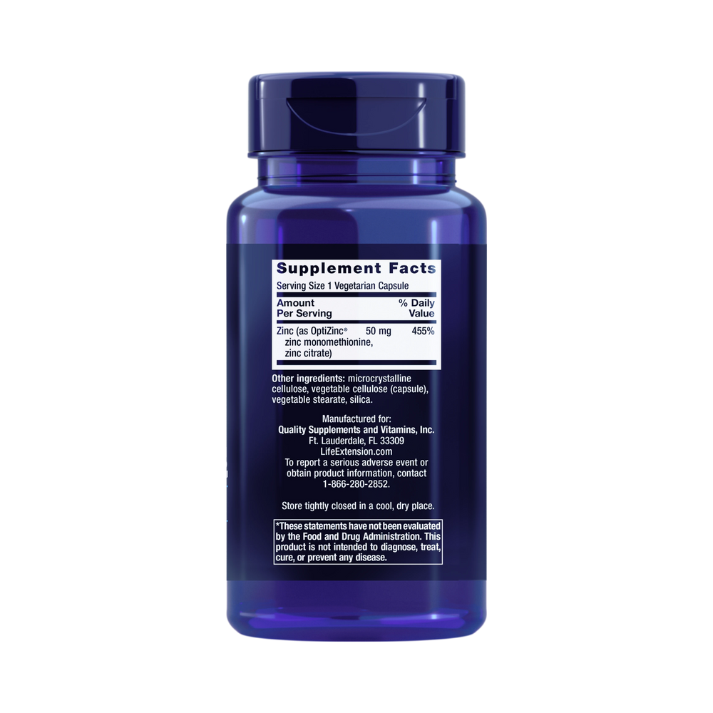 Life Extension Zinc Caps