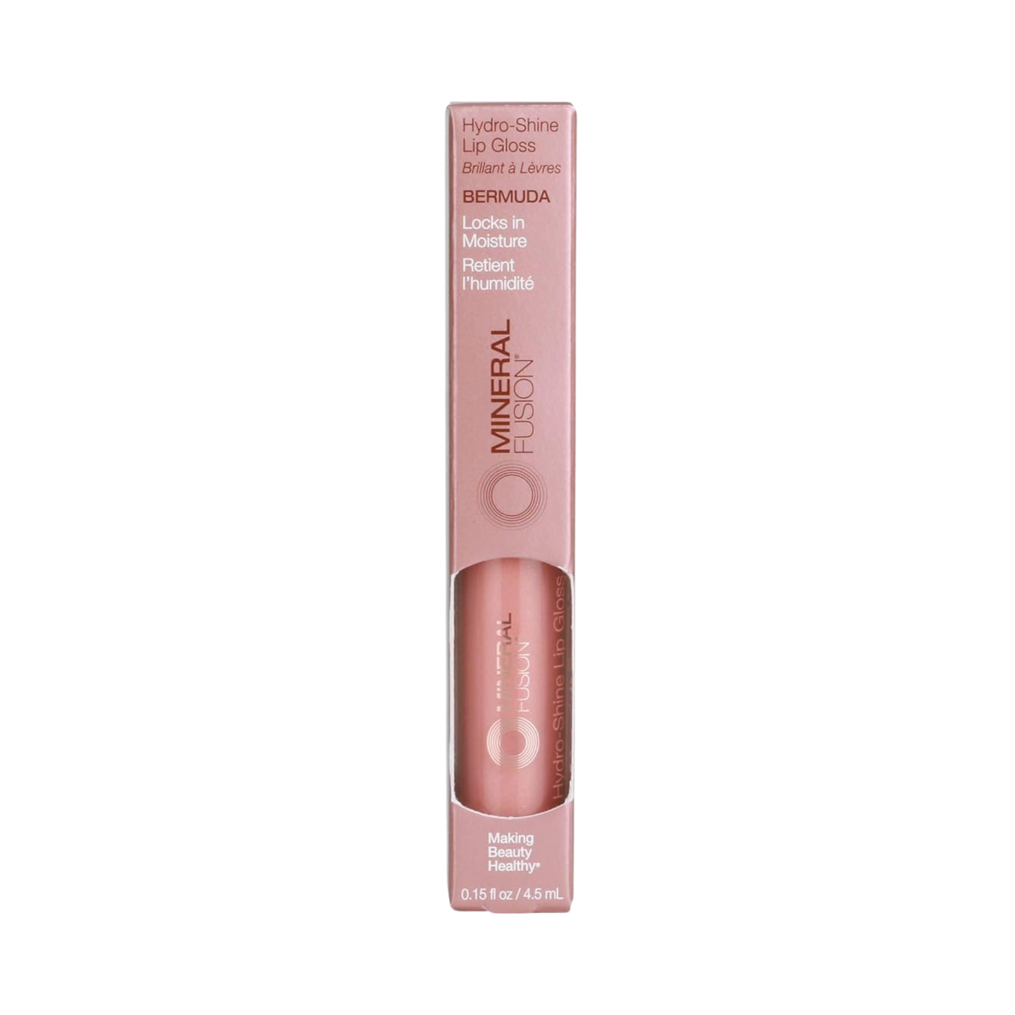 Mineral Fusion, Hydro-Shine Lip Gloss, Bermuda