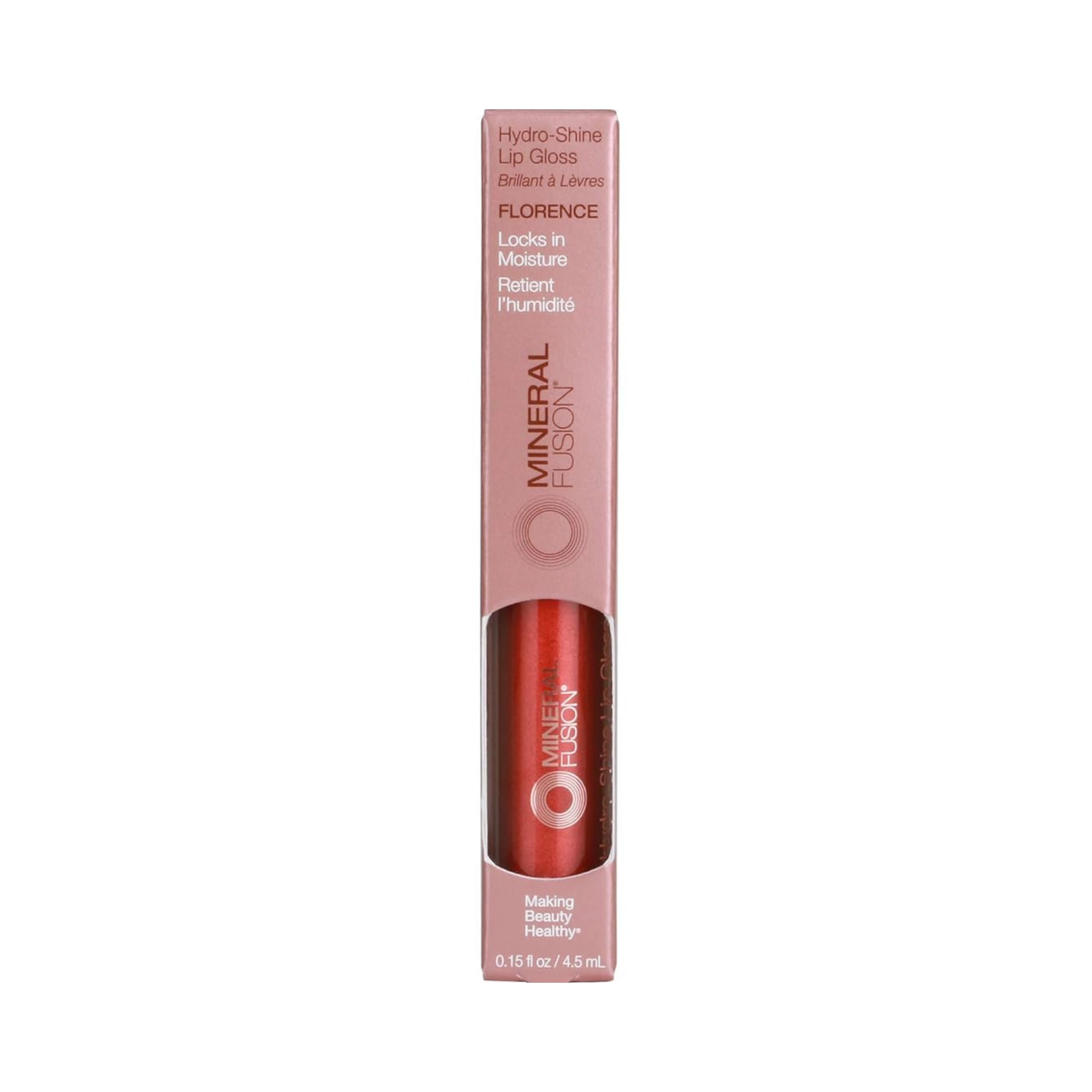 Mineral Fusion, Hydro-Shine Lip Gloss, Florence