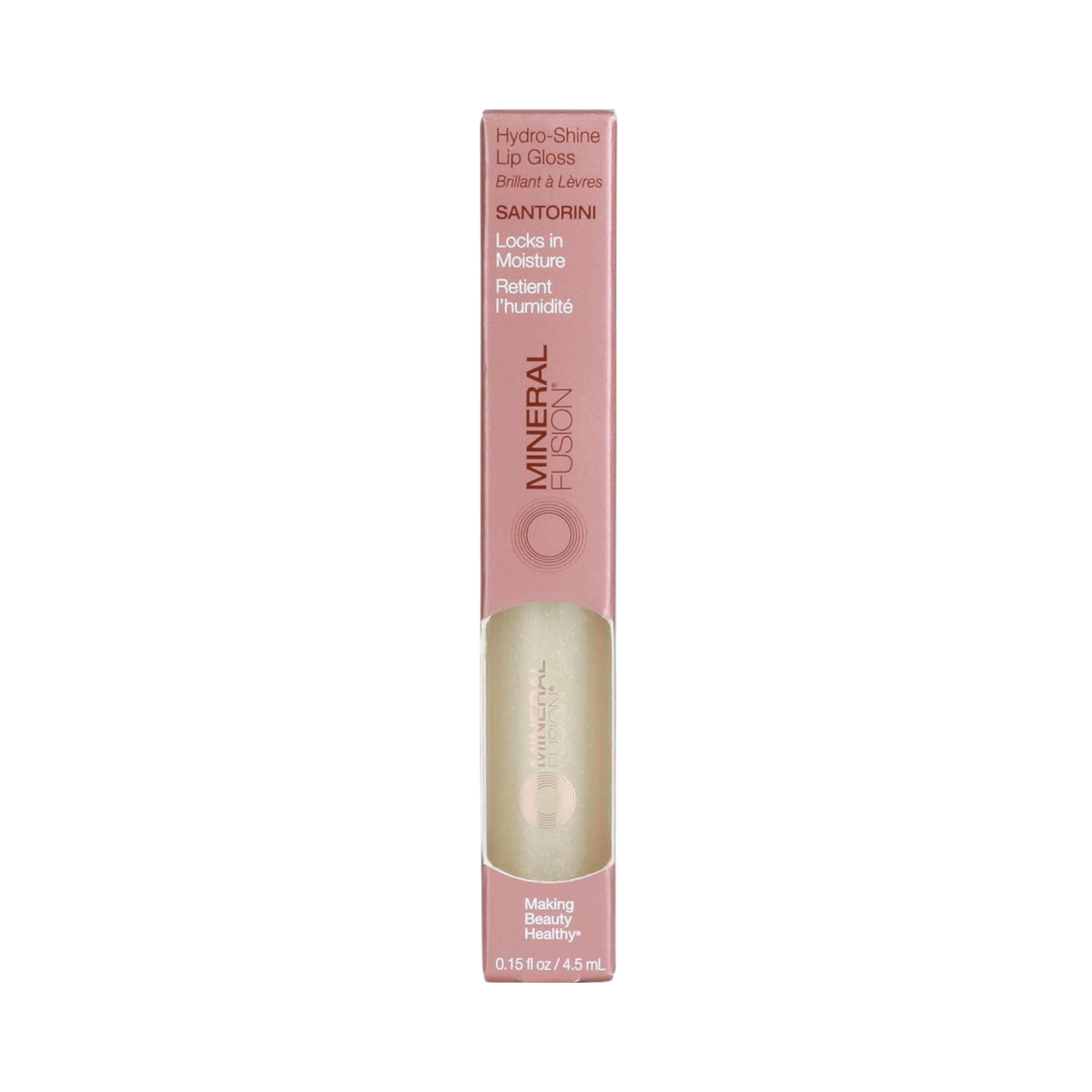 Mineral Fusion, Hydro-Shine Lip Gloss, Santorini