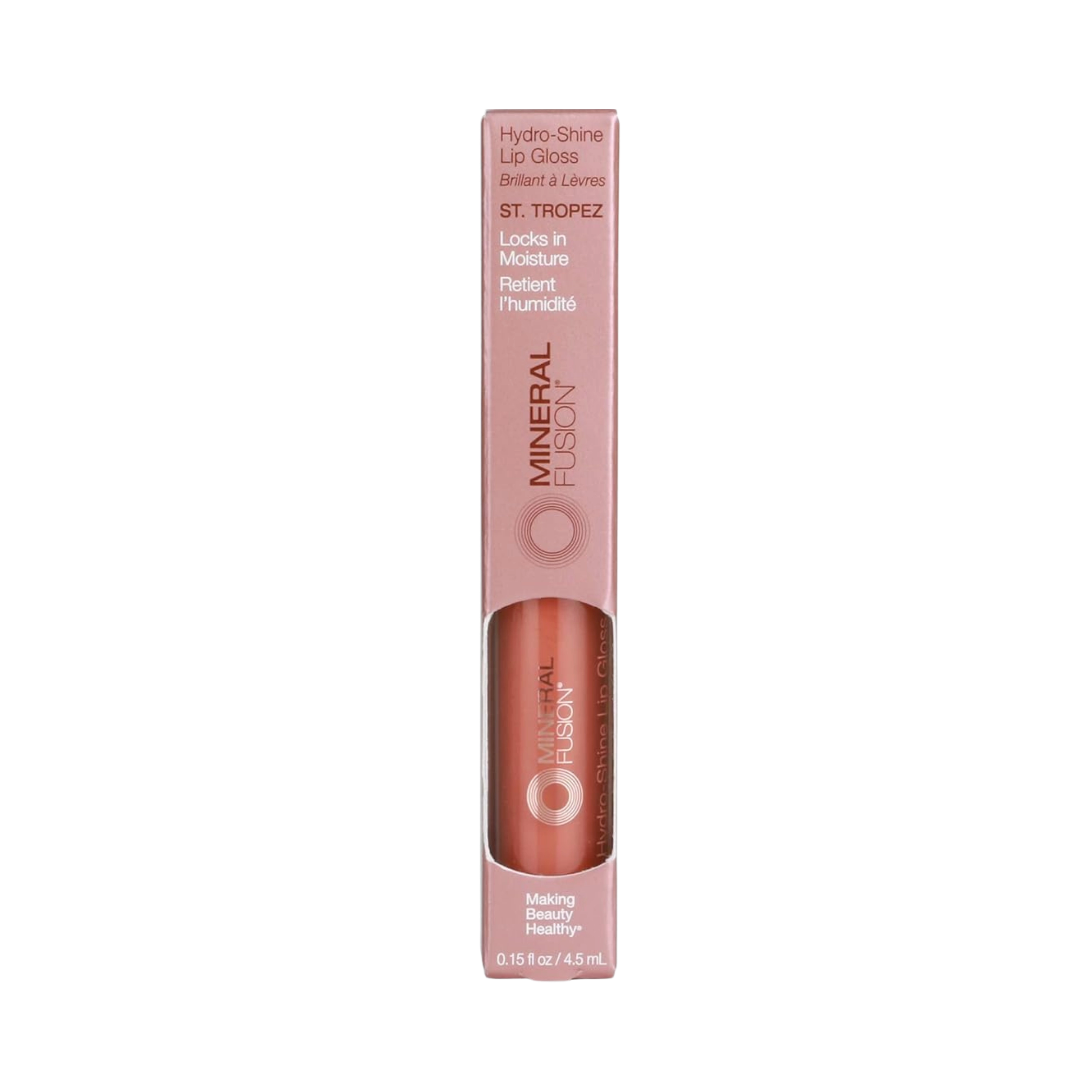 Mineral Fusion, Hydro-Shine Lip Gloss, St. Tropez