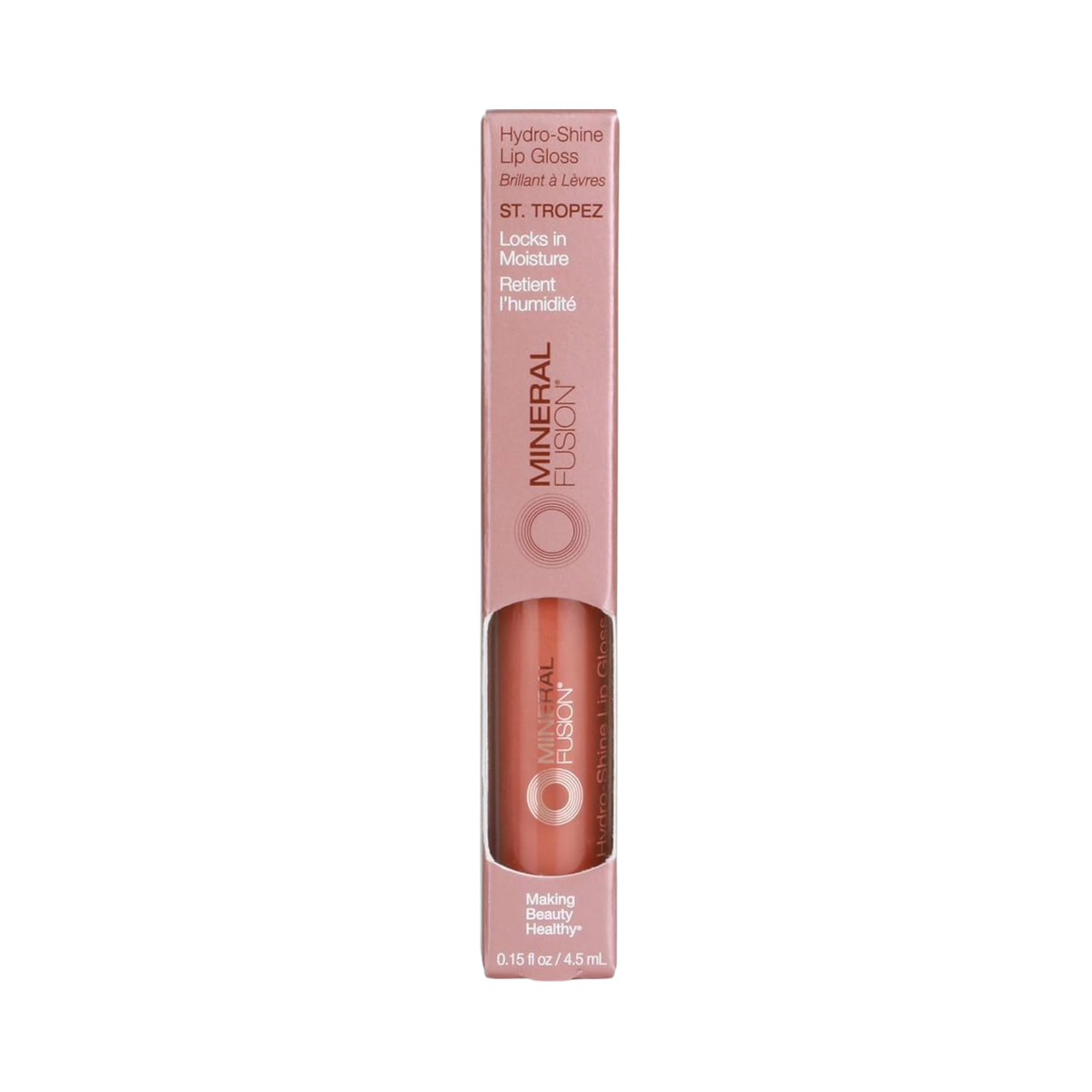 Mineral Fusion, Hydro-Shine Lip Gloss, St. Tropez