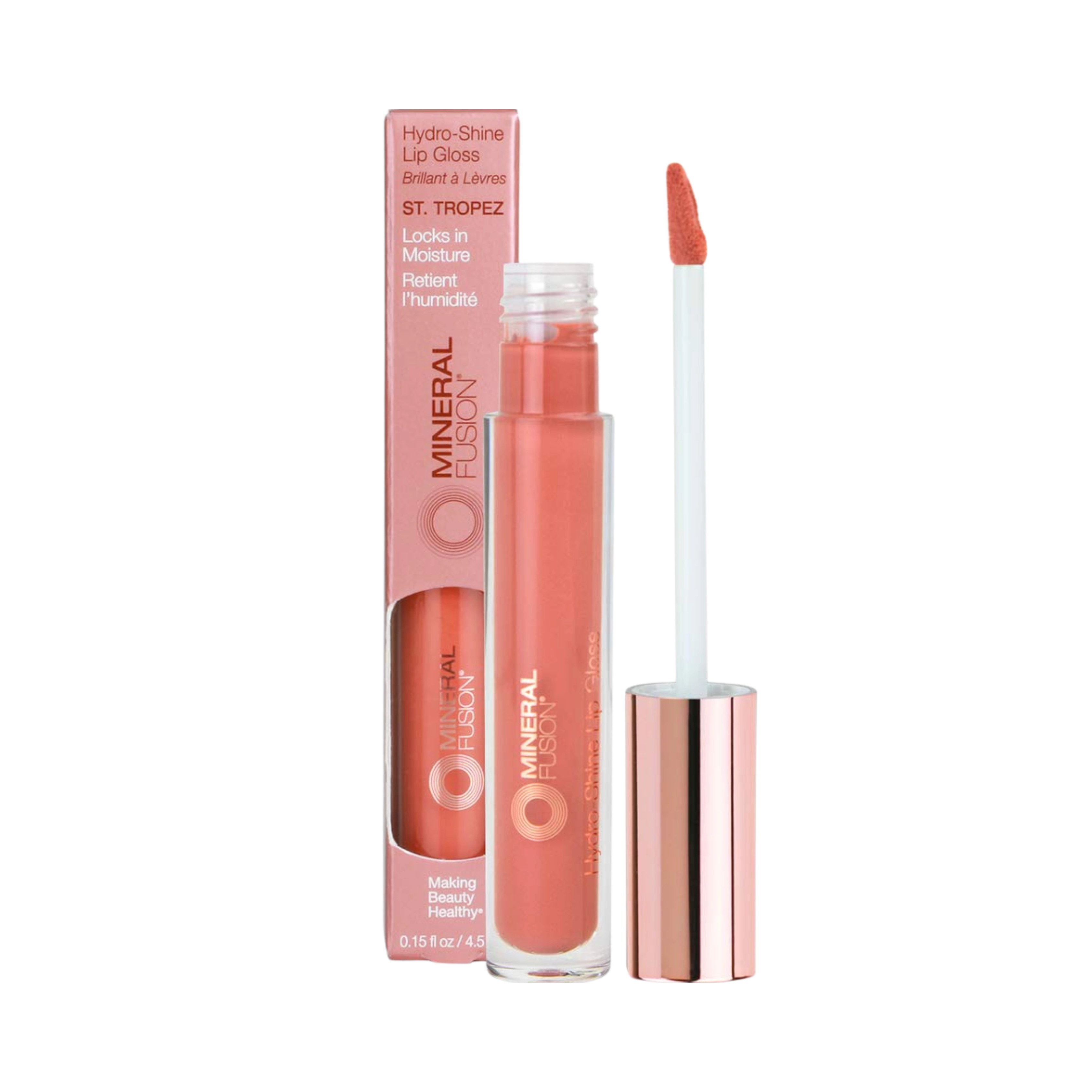 Mineral Fusion, Hydro-Shine Lip Gloss, St. Tropez