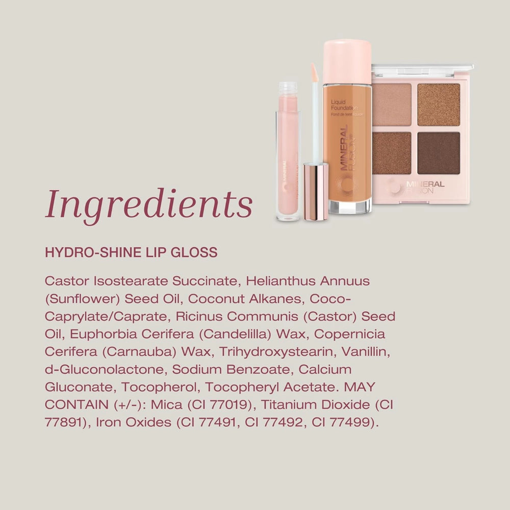Mineral Fusion, Hydro-Shine Lip Gloss, Venice
