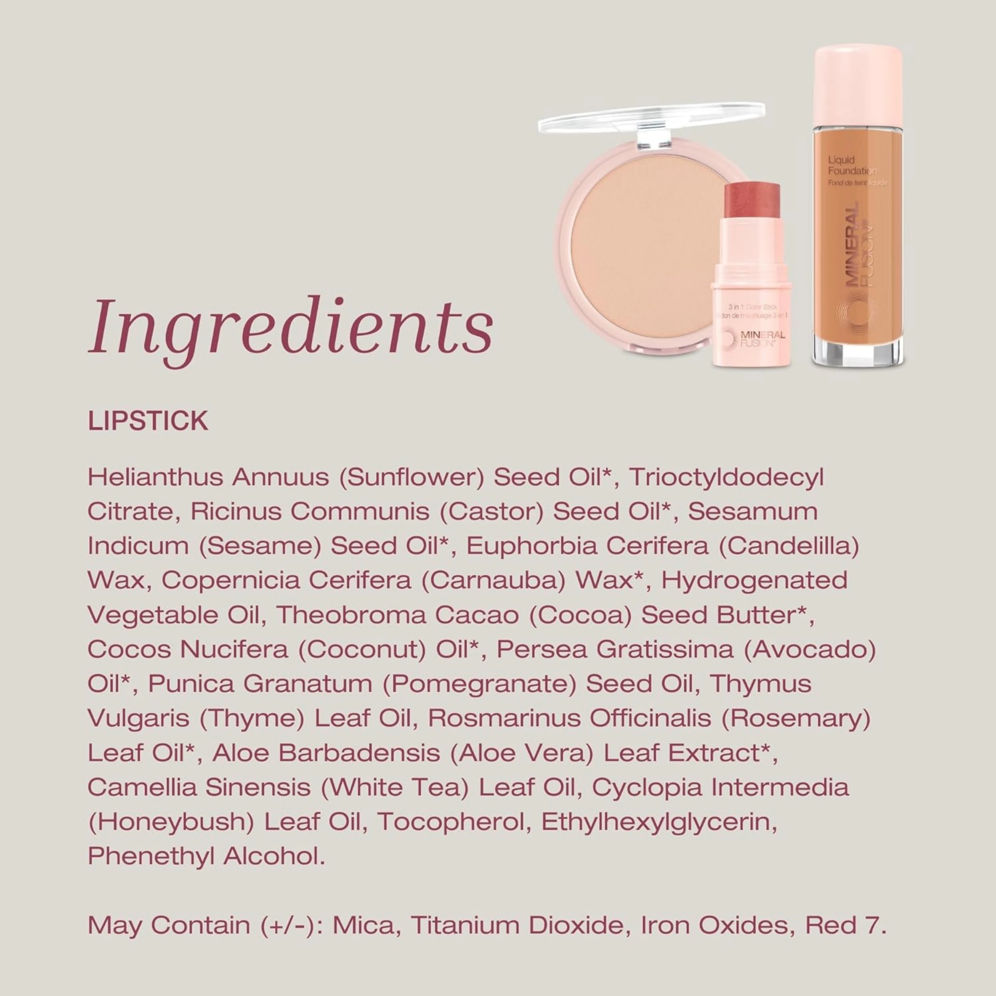 Mineral Fusion, Lipstick, Alluring