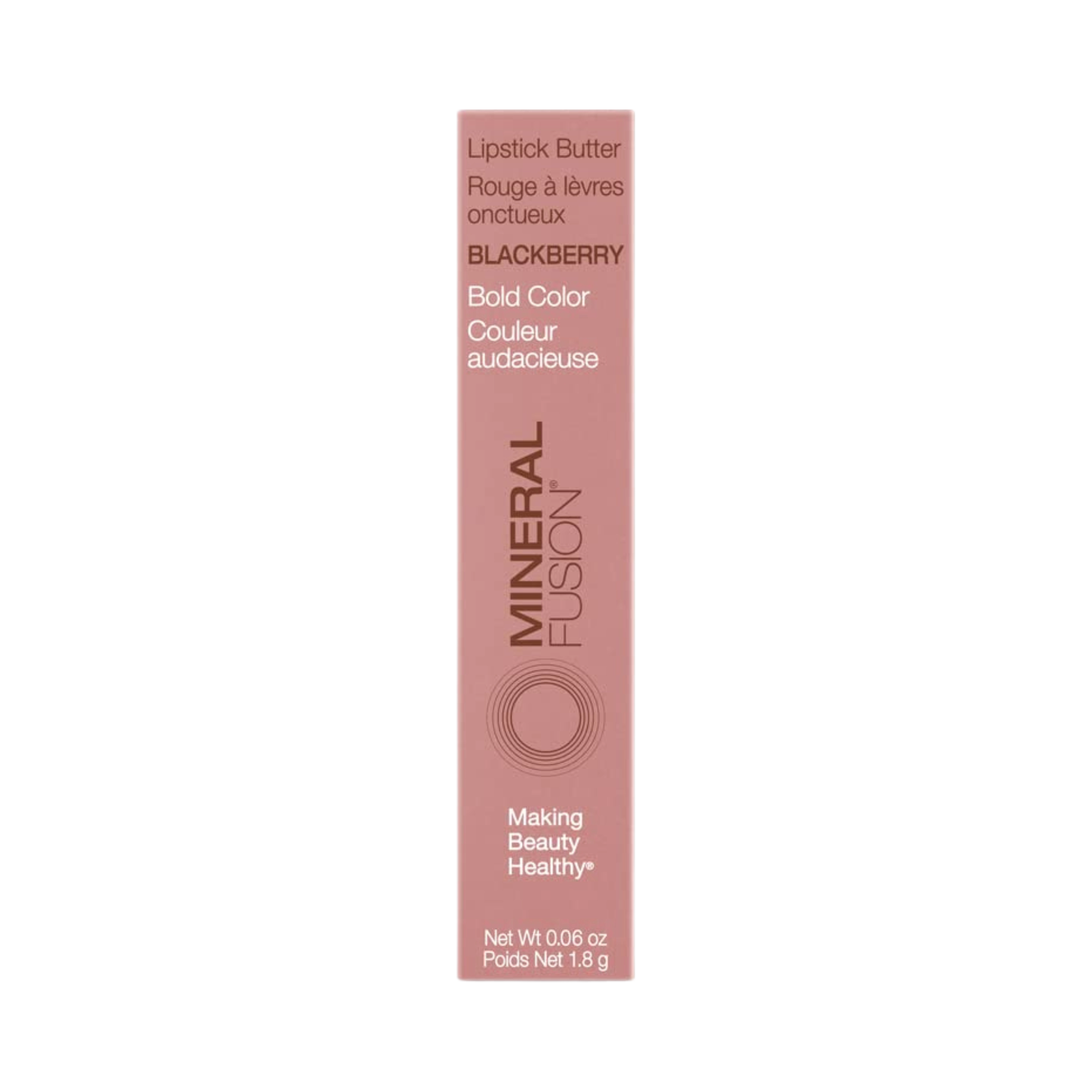 Mineral Fusion, Lipstick, Butter Blackberry