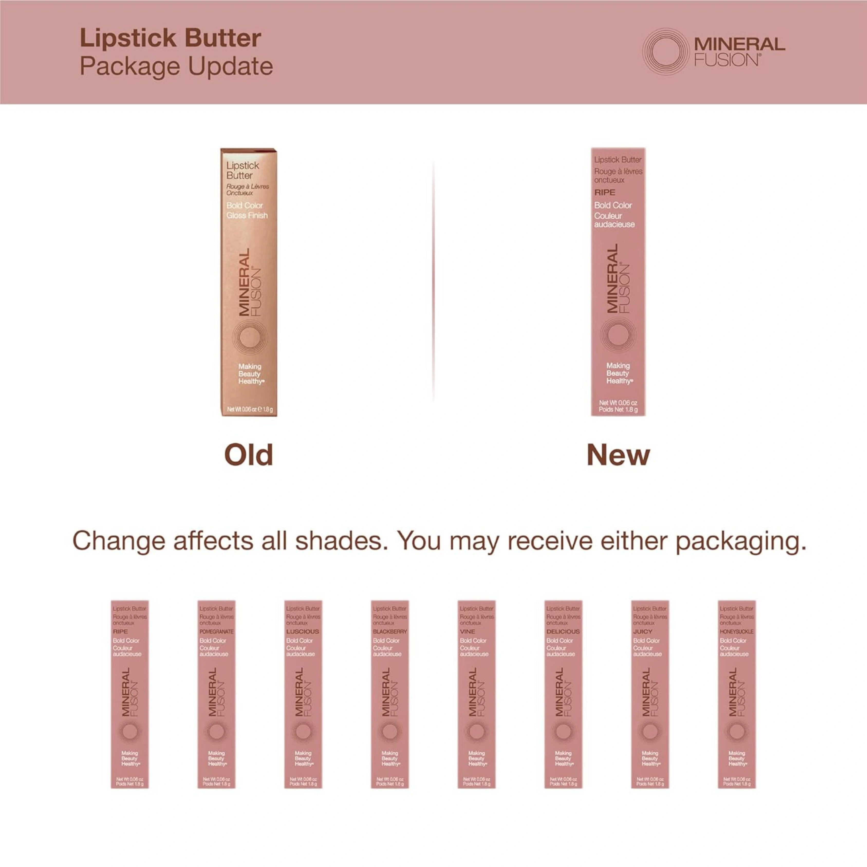 Mineral Fusion, Lipstick, Butter Vine
